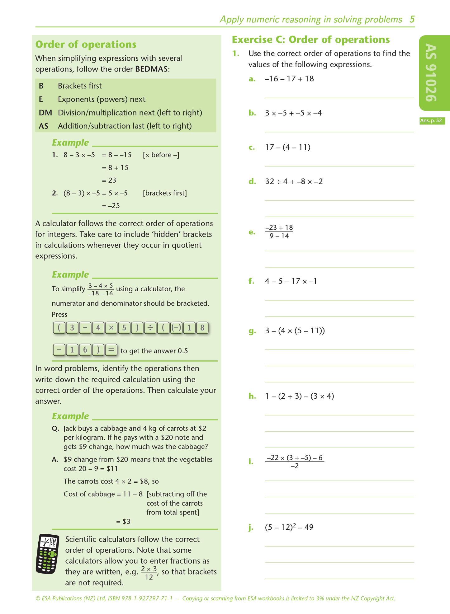 Level 1 Number 1.1 Learning Workbook