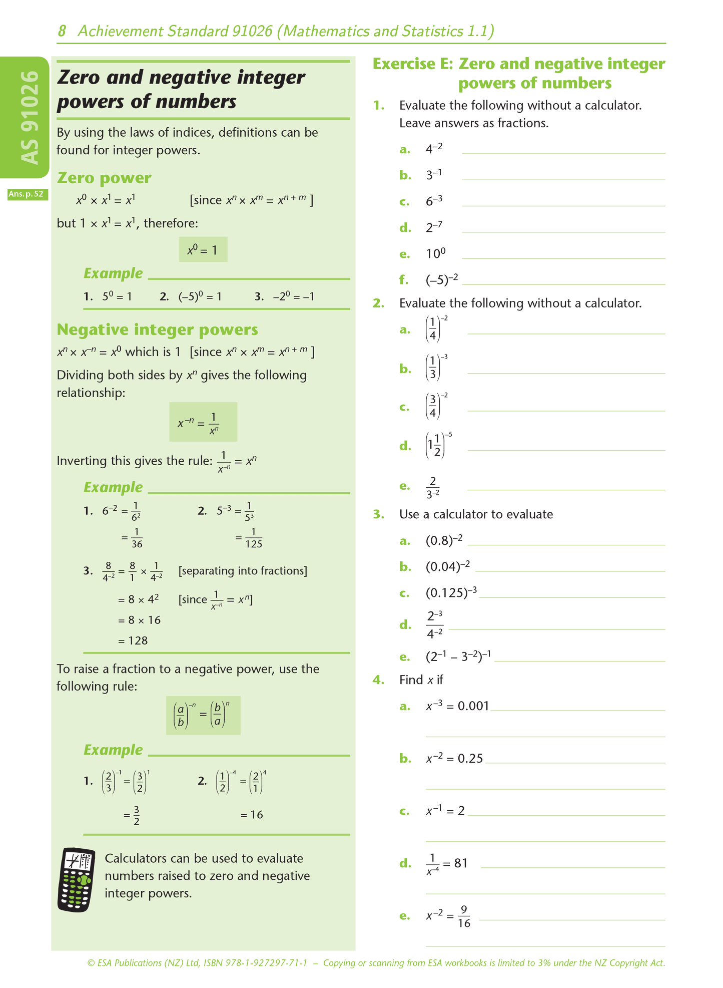 Level 1 Number 1.1 Learning Workbook