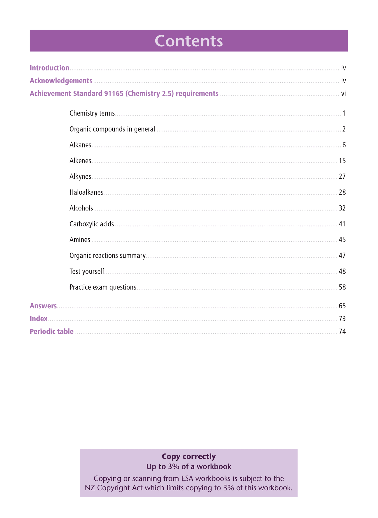 Level 2 Organic Chemistry 2.5 Learning Workbook