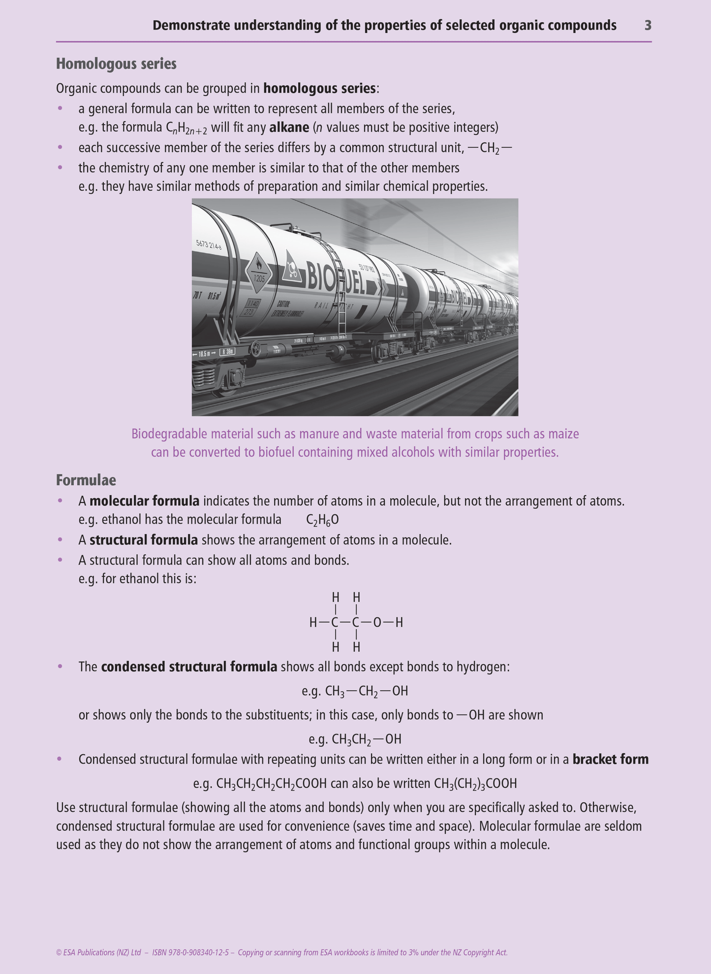 Level 2 Organic Chemistry 2.5 Learning Workbook