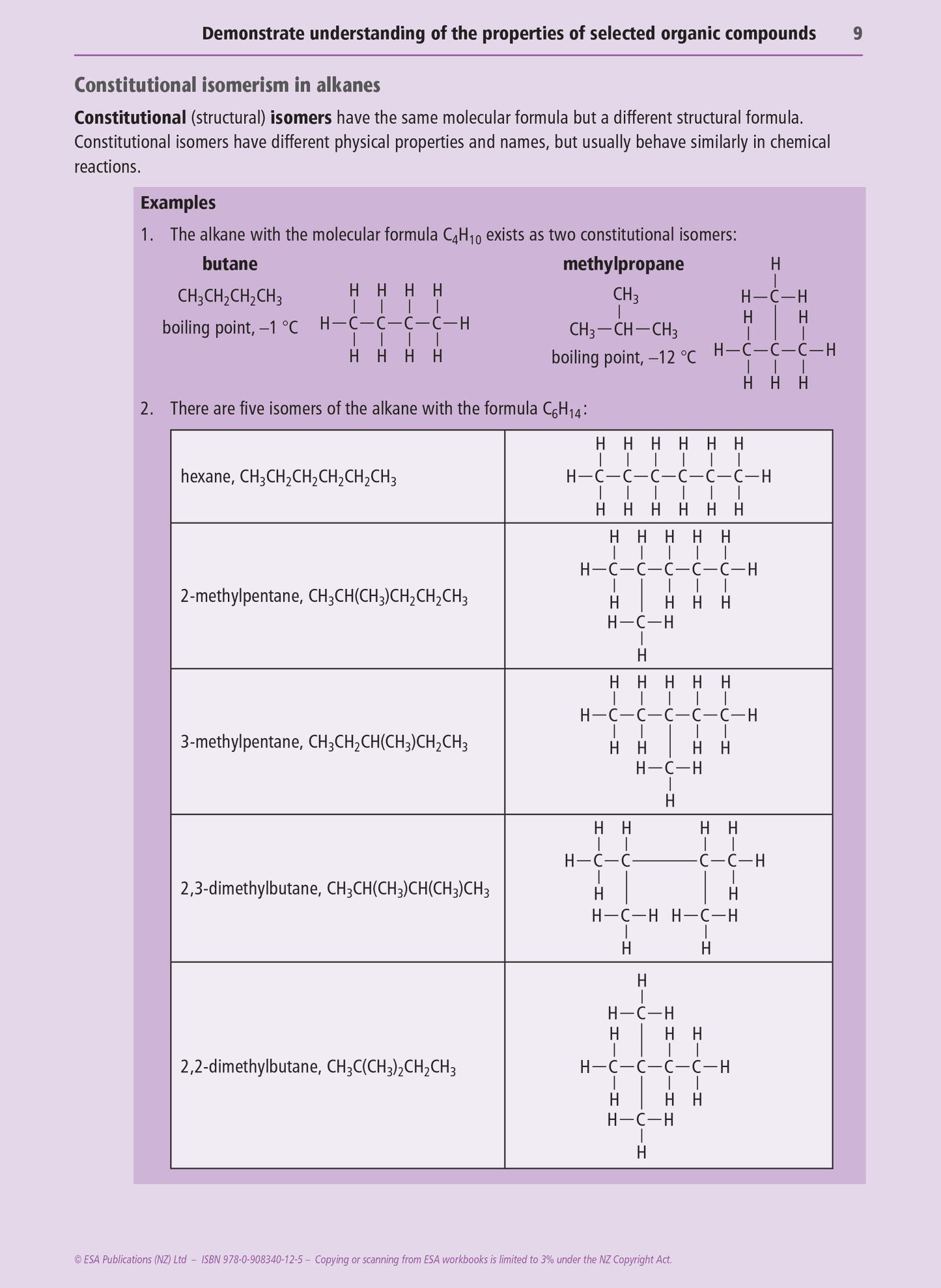 Level 2 Organic Chemistry 2.5 Learning Workbook