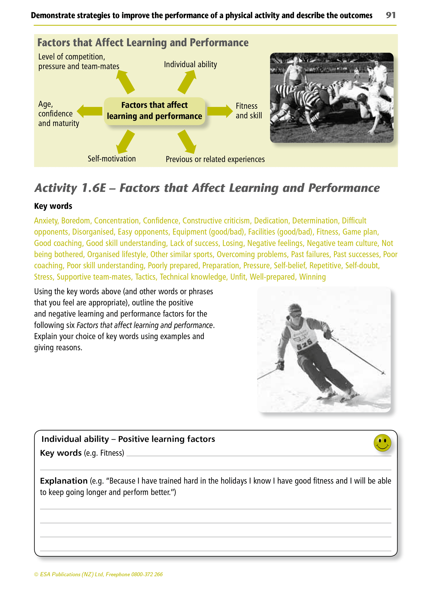 Level 1 Physical Education Learning Workbook - SPECIAL (damaged stock at $10 each)