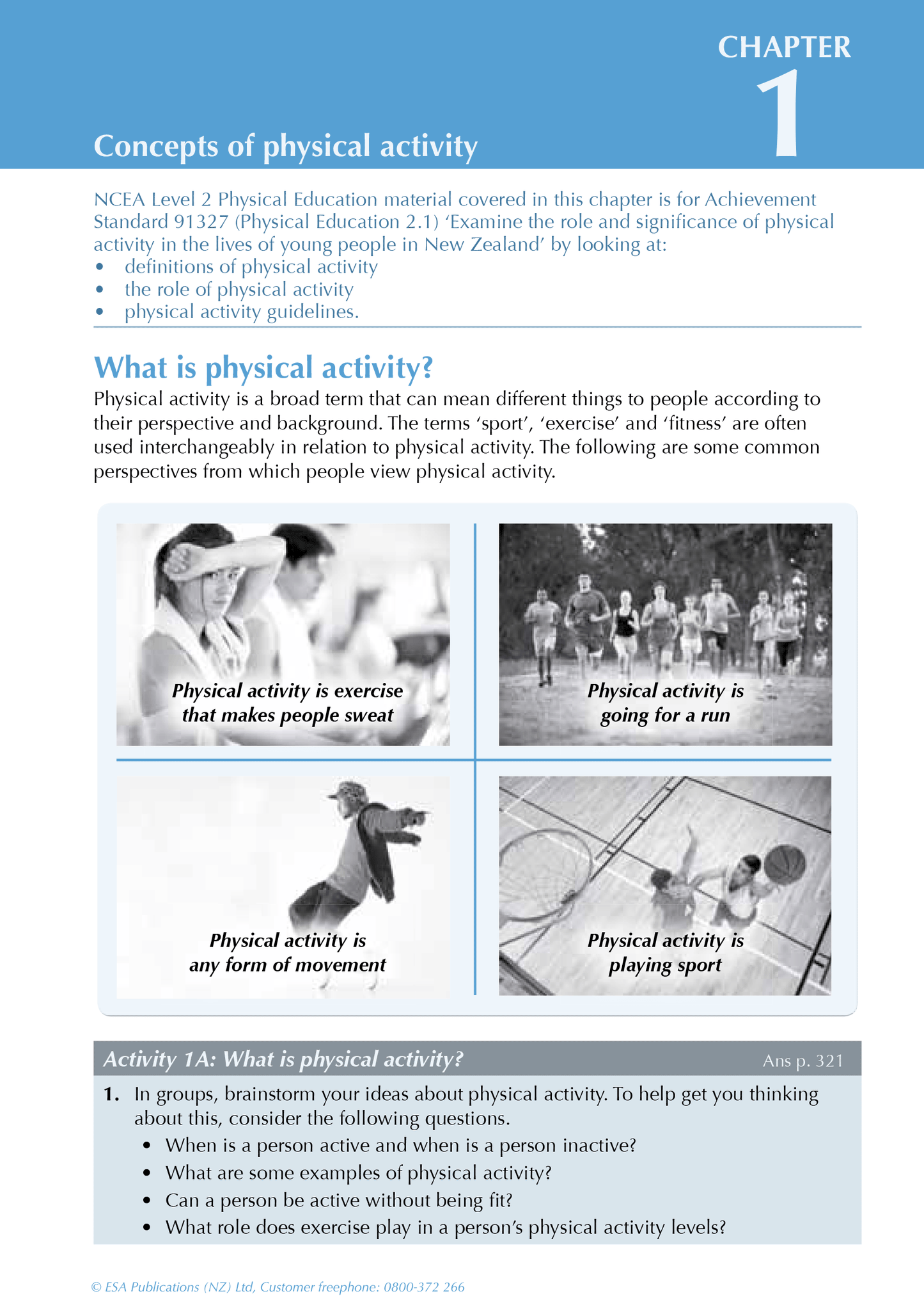 Level 2 Physical Education ESA Study Guide