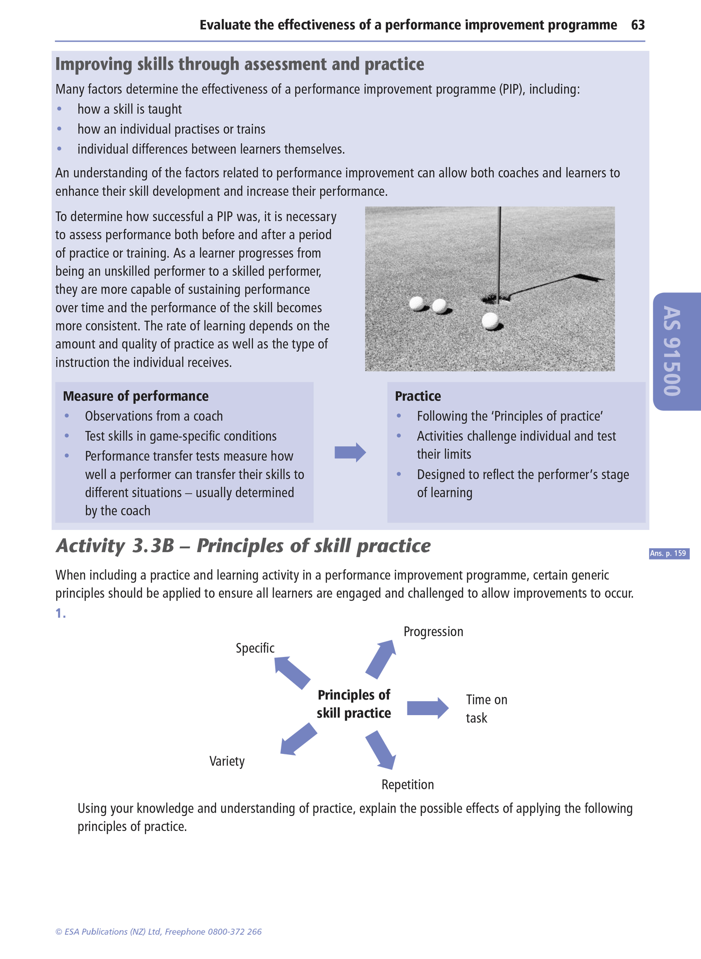 Level 3 Physical Education Learning Workbook