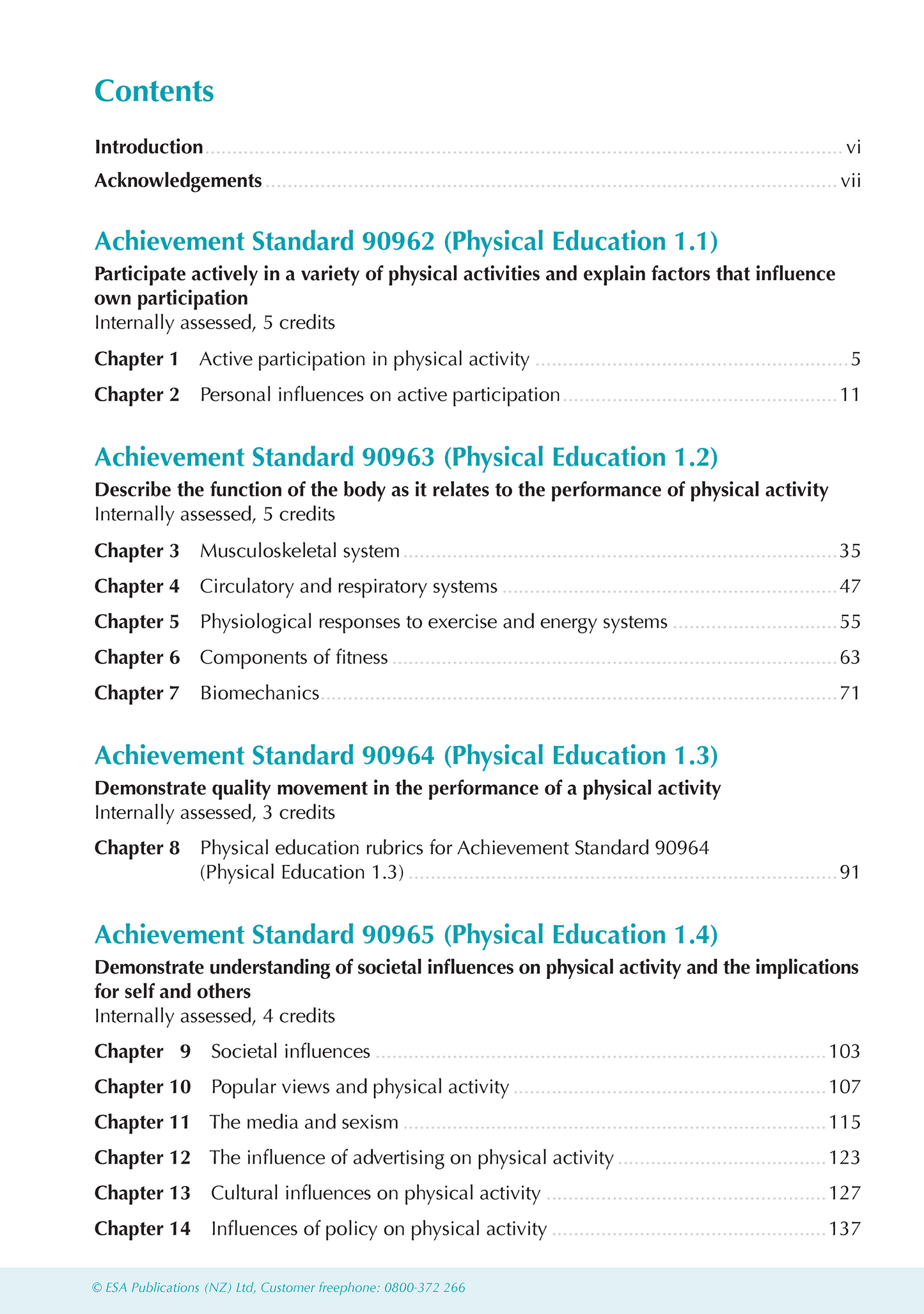 Level 1 Physical Education ESA Study Guide