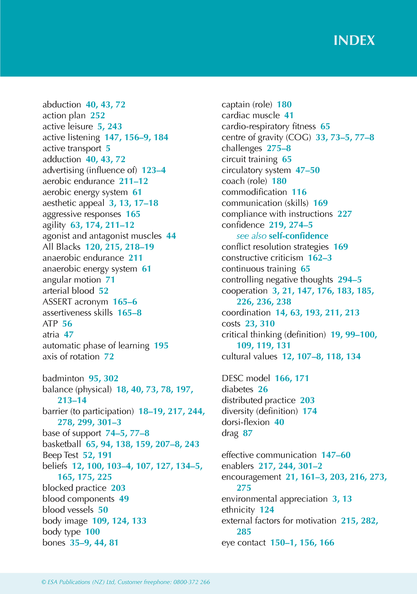 Level 1 Physical Education ESA Study Guide