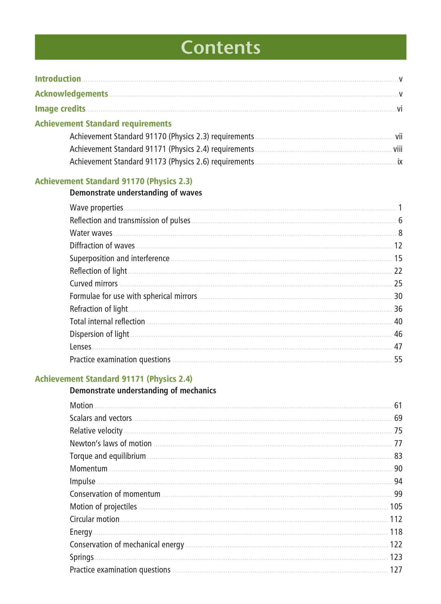 Level 2 Physics Externals Learning Workbook