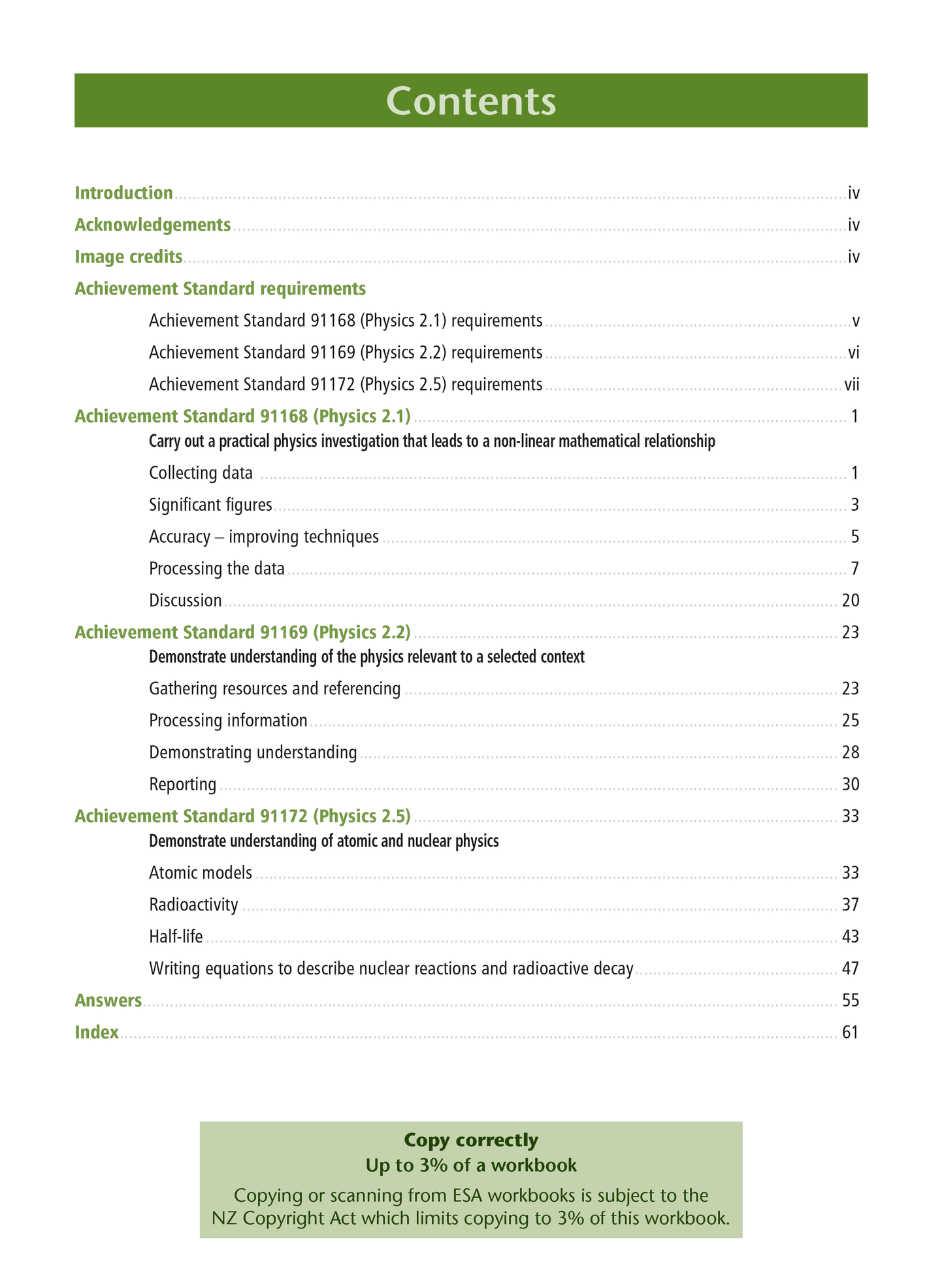 Level 2 Physics Internals Learning Workbook