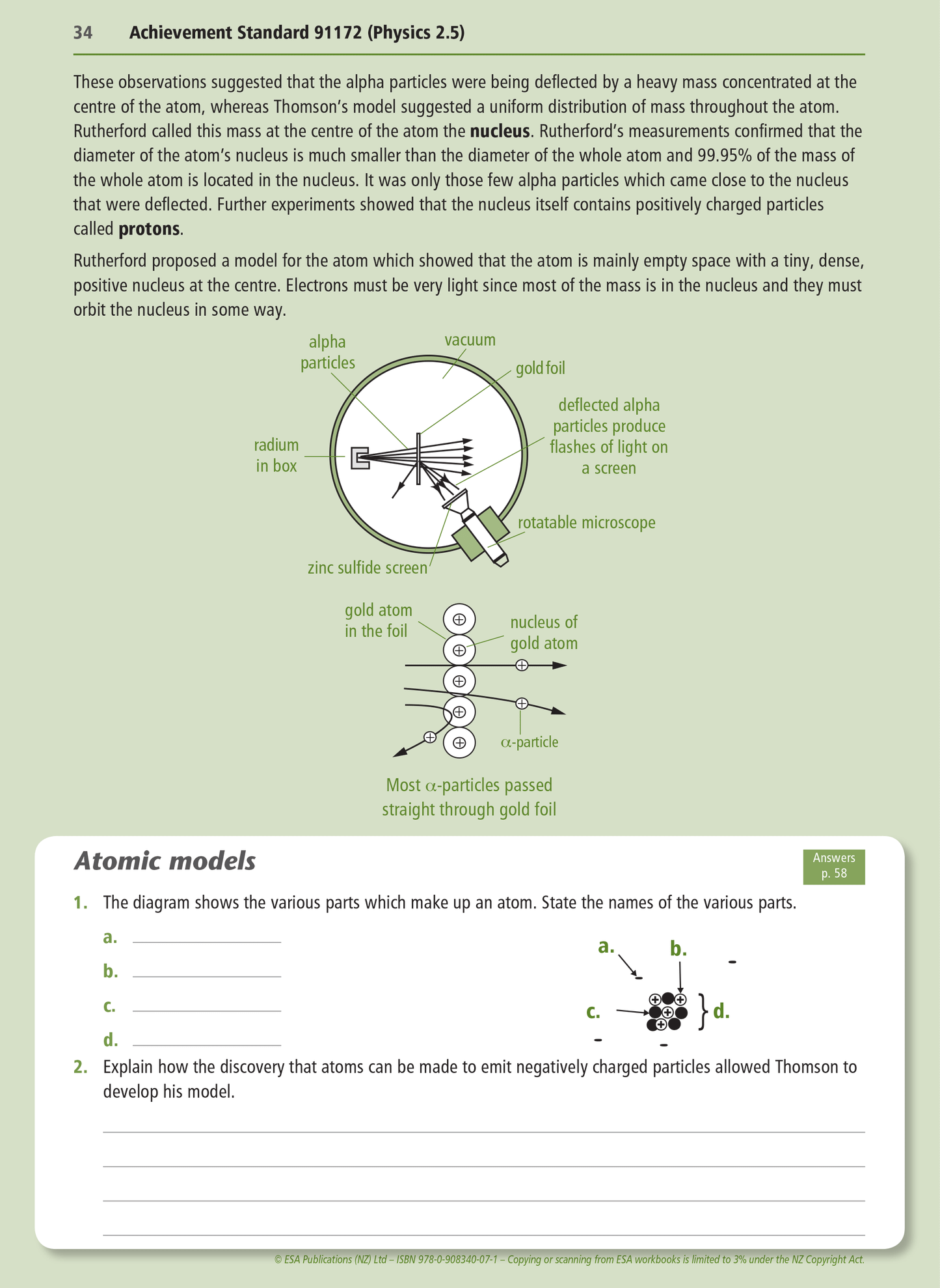 Level 2 Physics Internals Learning Workbook