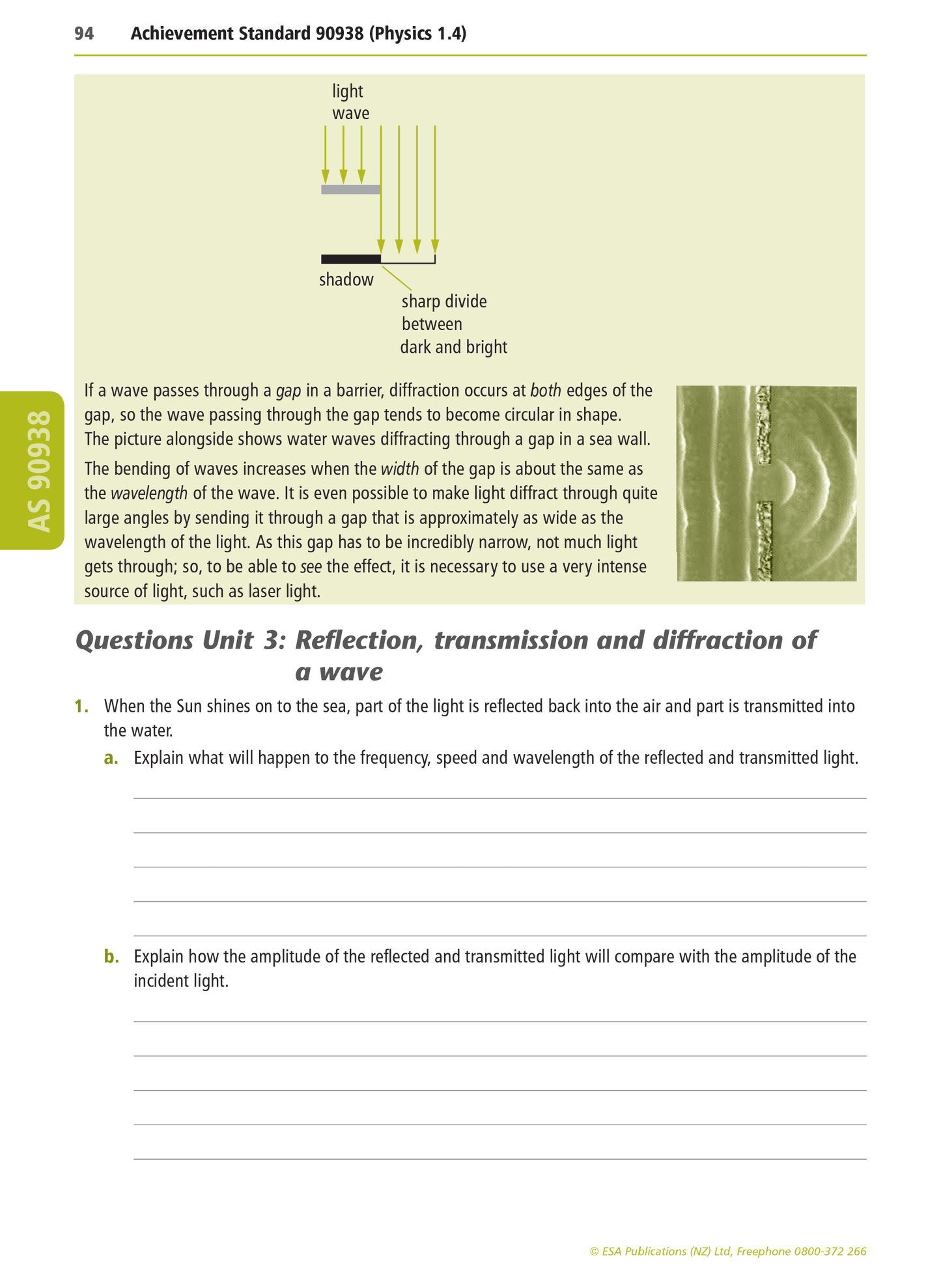 Level 1 Physics Learning Workbook