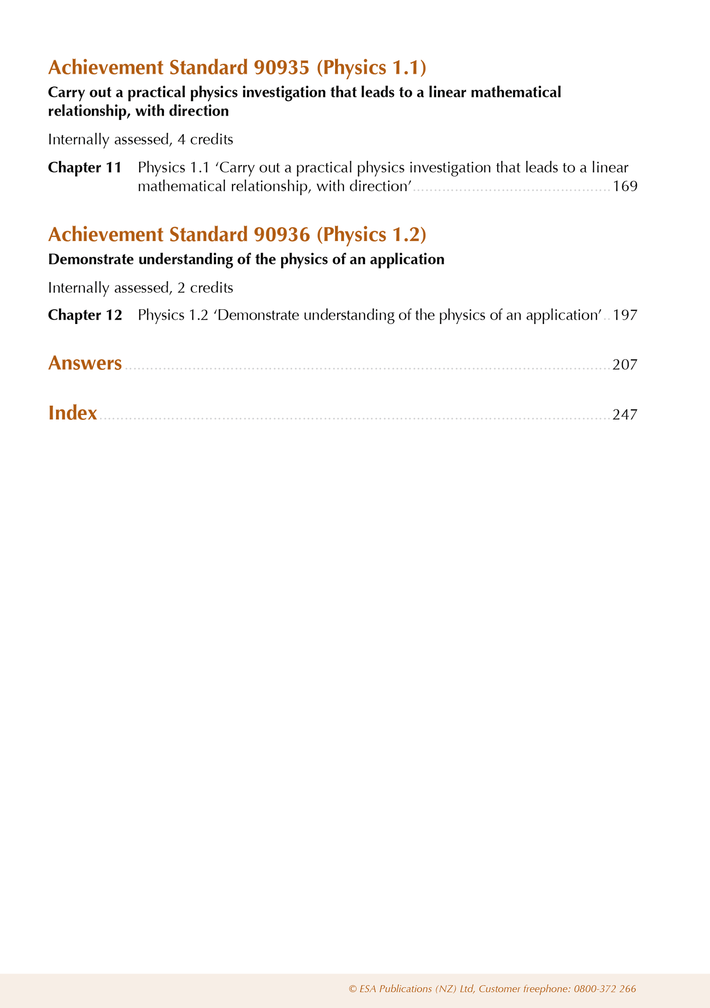 Level 1 Physics ESA Study Guide