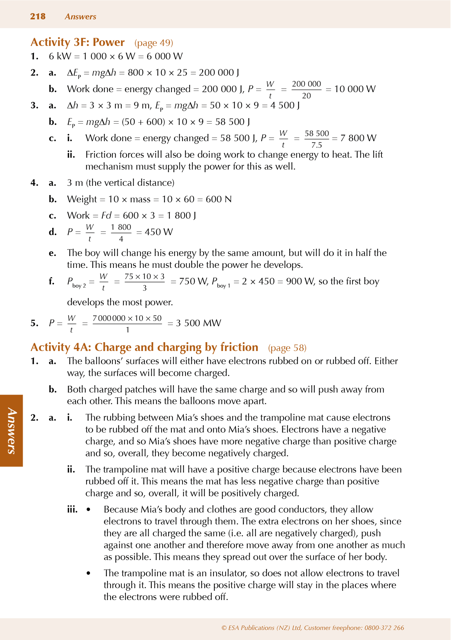 Level 1 Physics ESA Study Guide