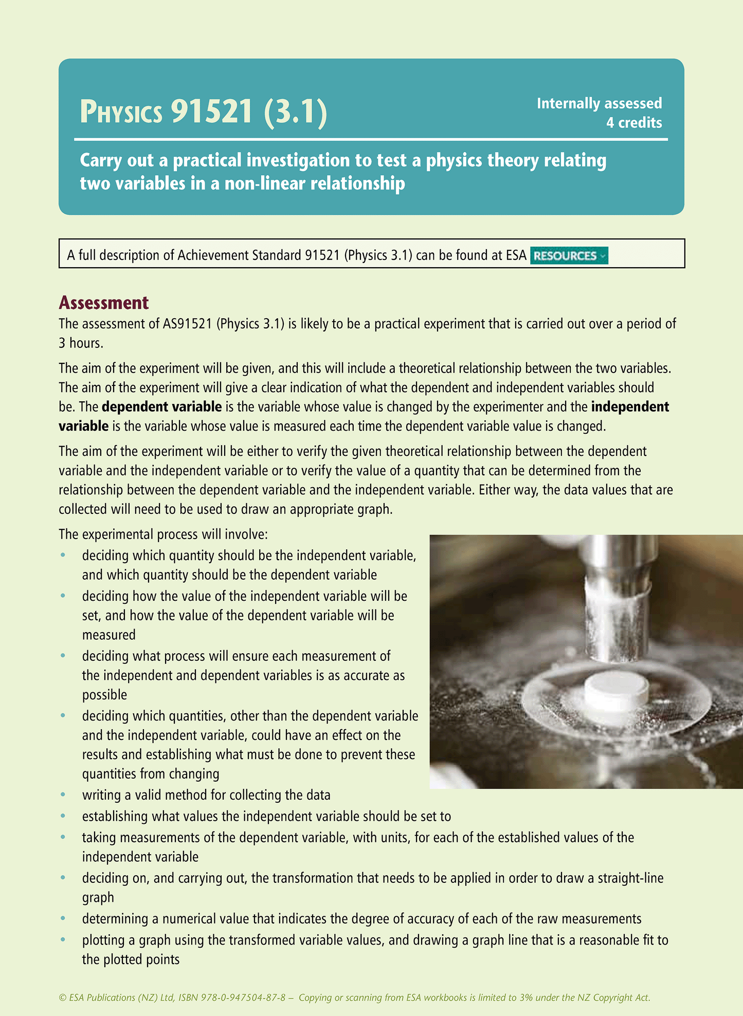 Level 3 Physics Learning Workbook