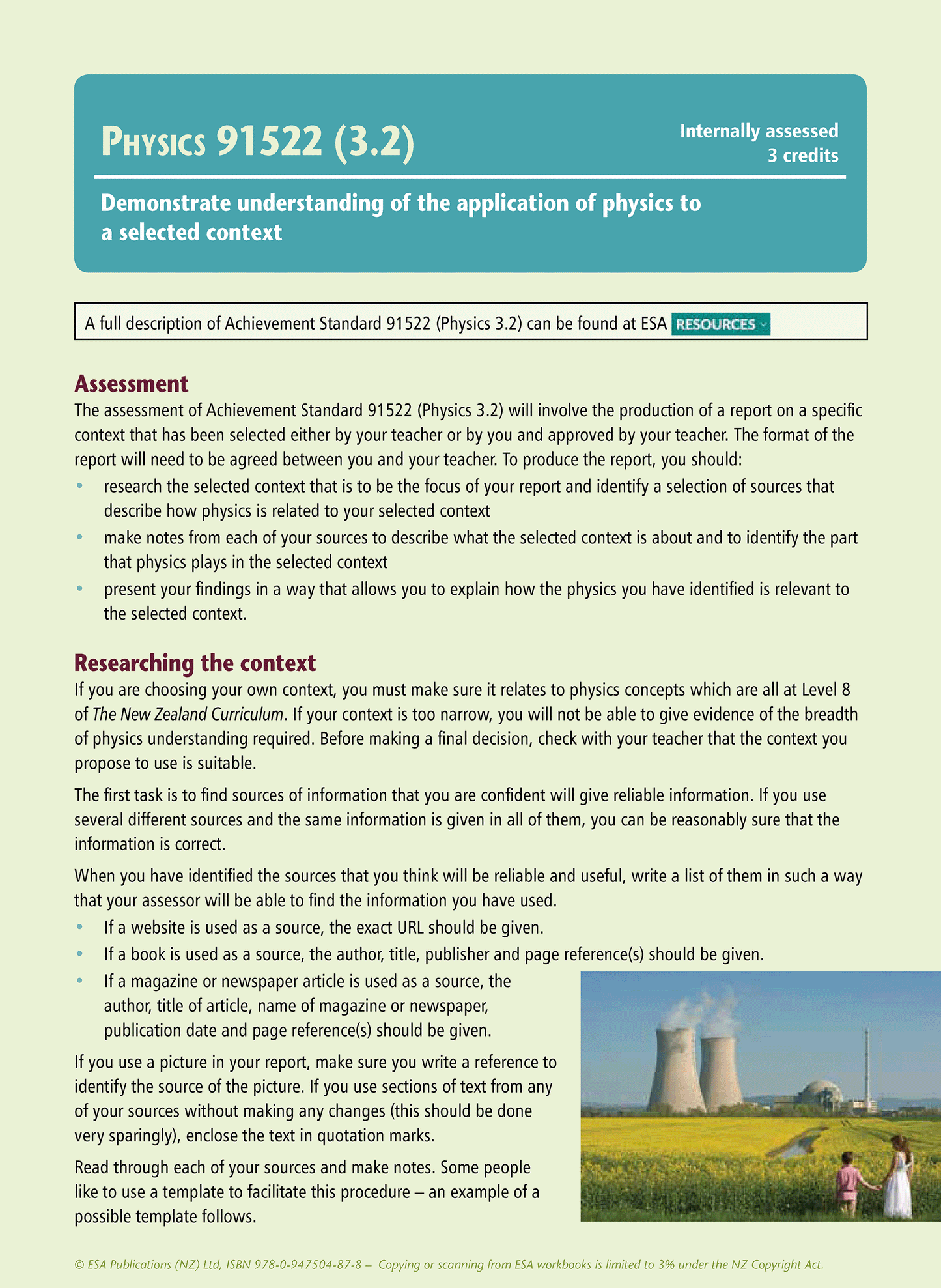 Level 3 Physics Learning Workbook