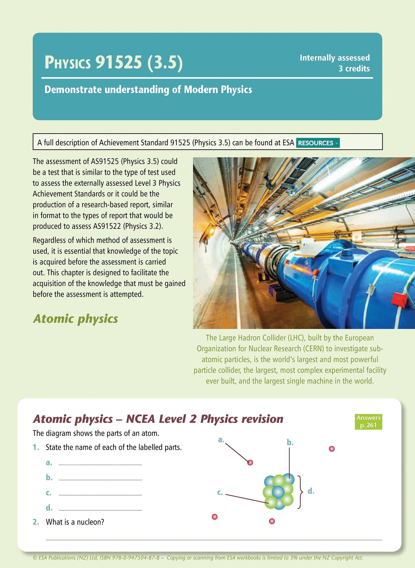 Level 3 Physics Learning Workbook