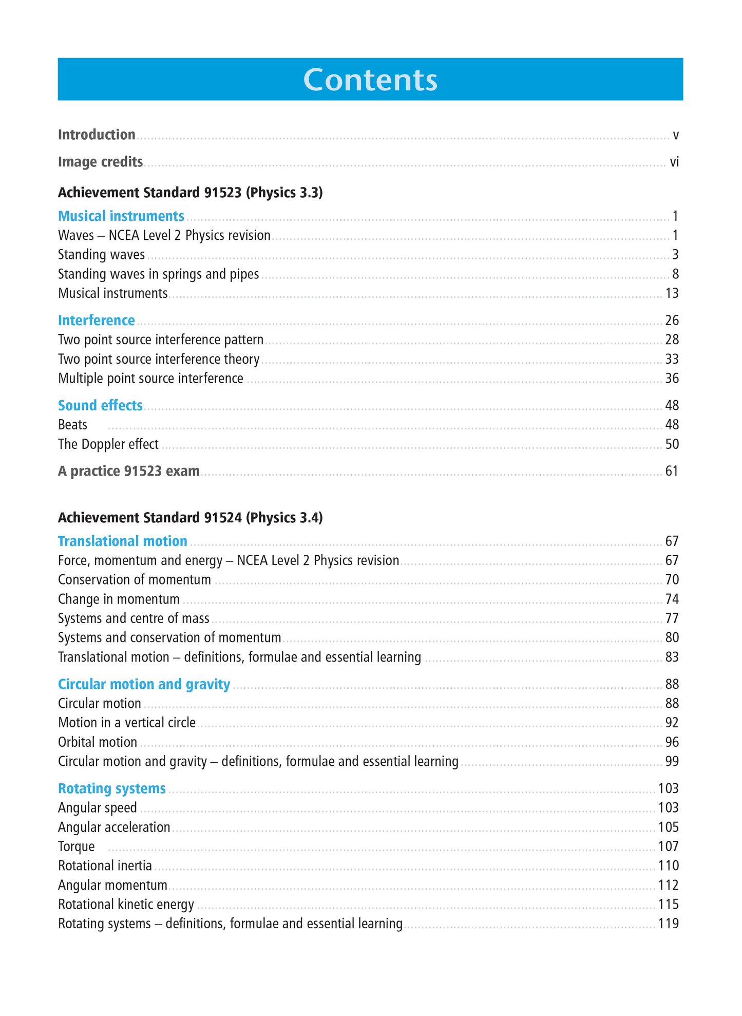 Level 3 Physics Externals Learning Workbook