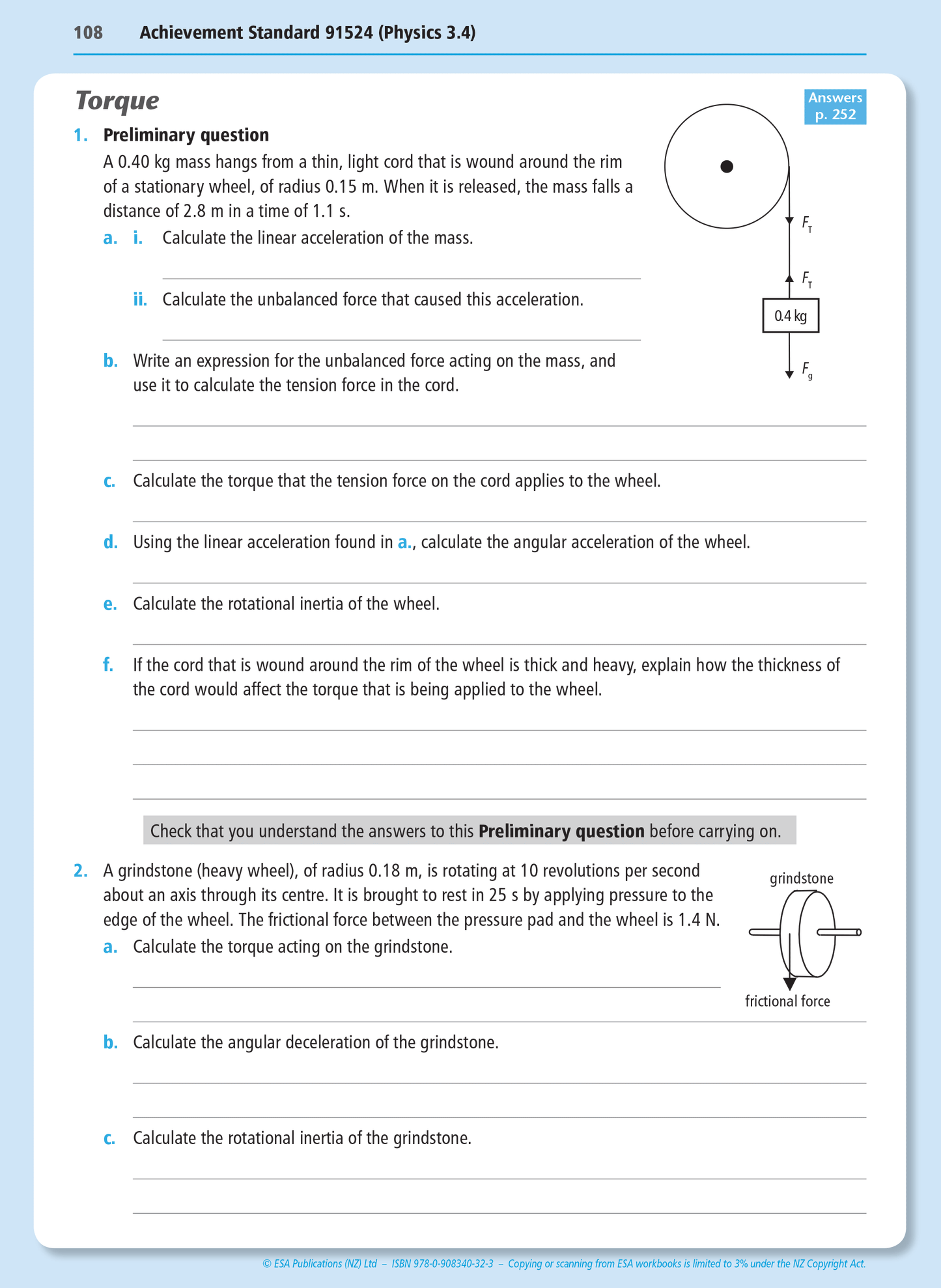 Level 3 Physics Externals Learning Workbook