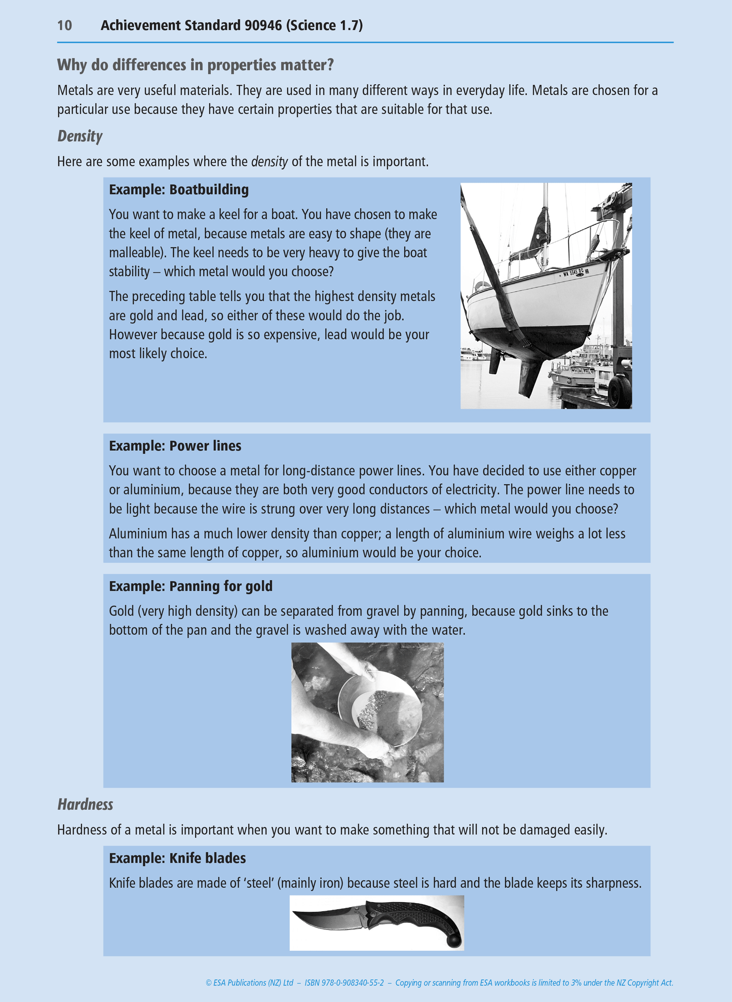 Level 1 Properties of Metals 1.7 Learning Workbook