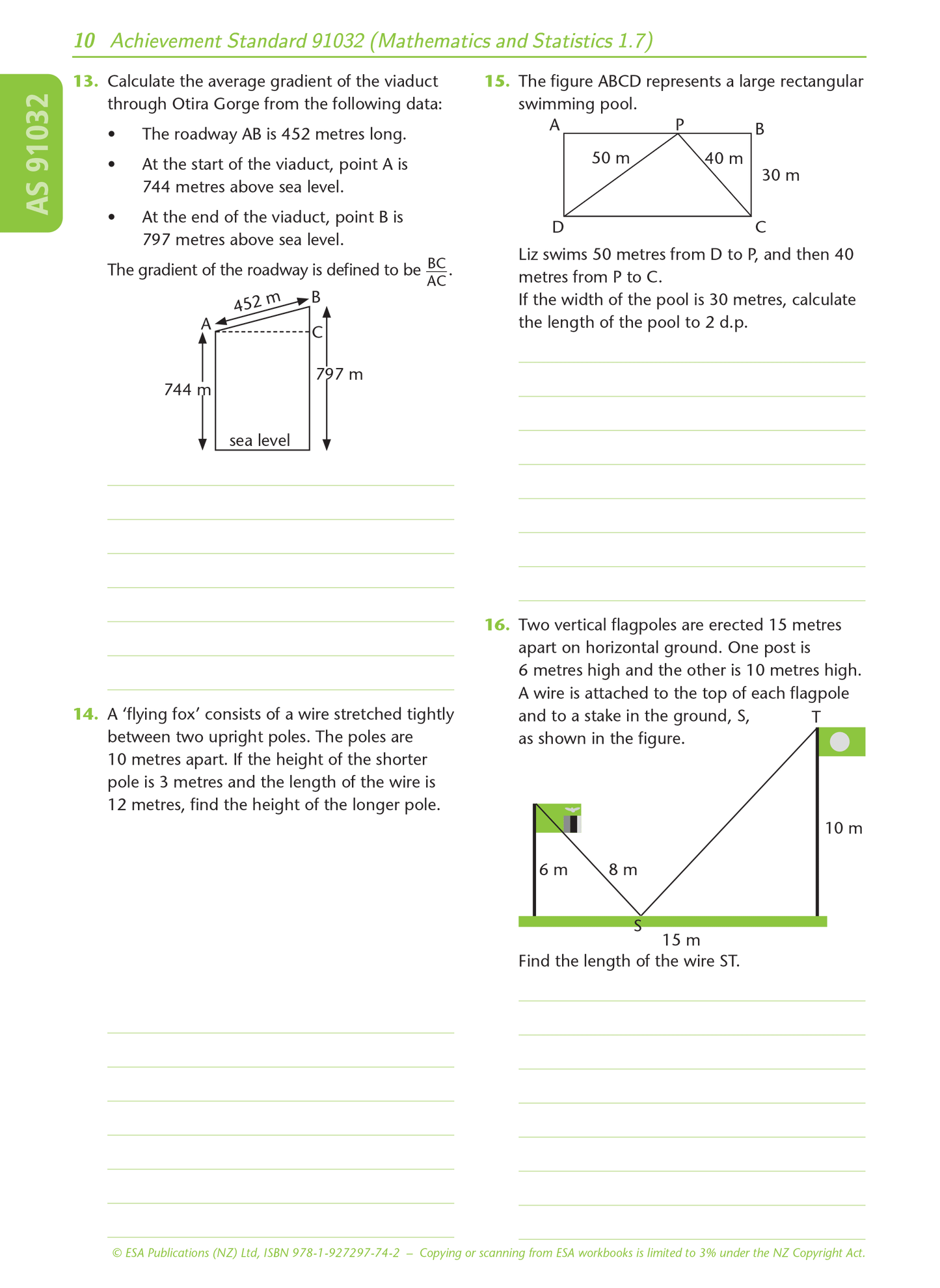 Level 1 Right-angled Triangles 1.7 Learning Workbook