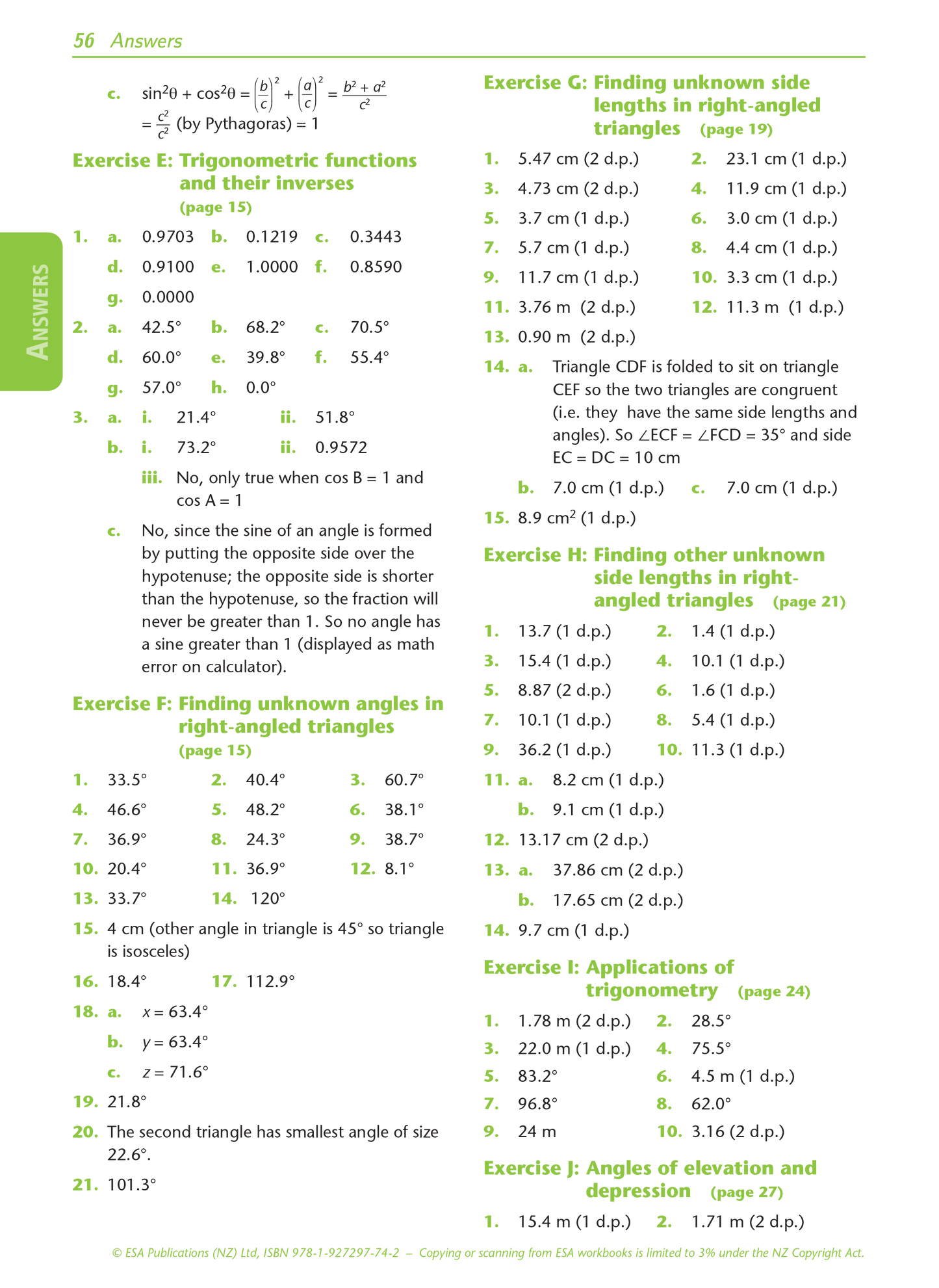Level 1 Right-angled Triangles 1.7 Learning Workbook