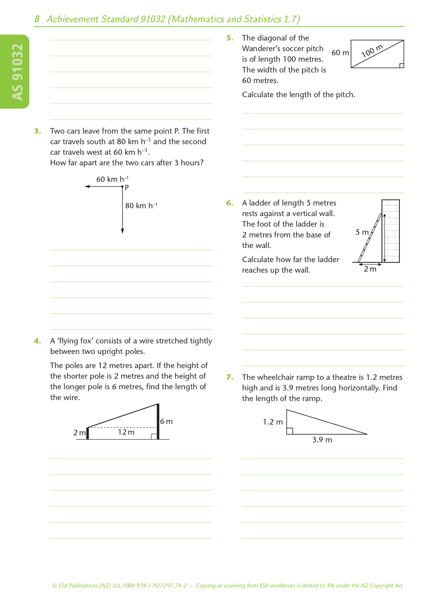 Level 1 Right-angled Triangles 1.7 Learning Workbook