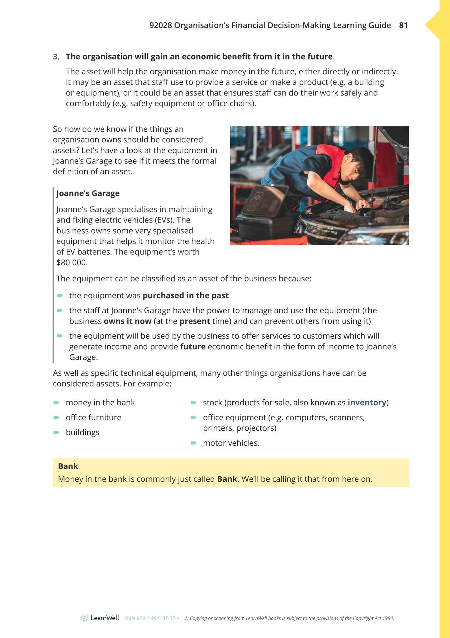 92028 Organisation’s Financial Decision-Making Learning Guide