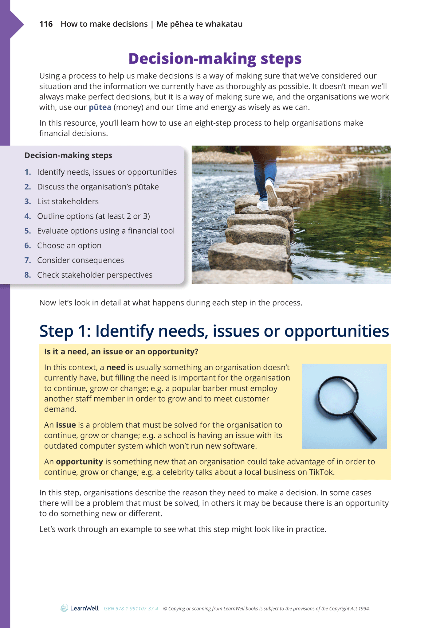 92028 Organisation’s Financial Decision-Making Learning Guide