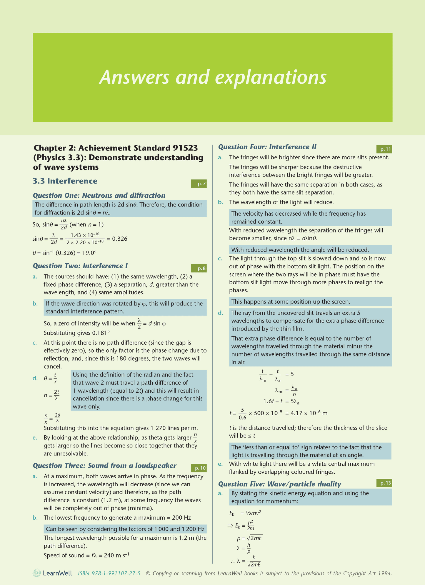 Scholarship Physics AME Workbook
