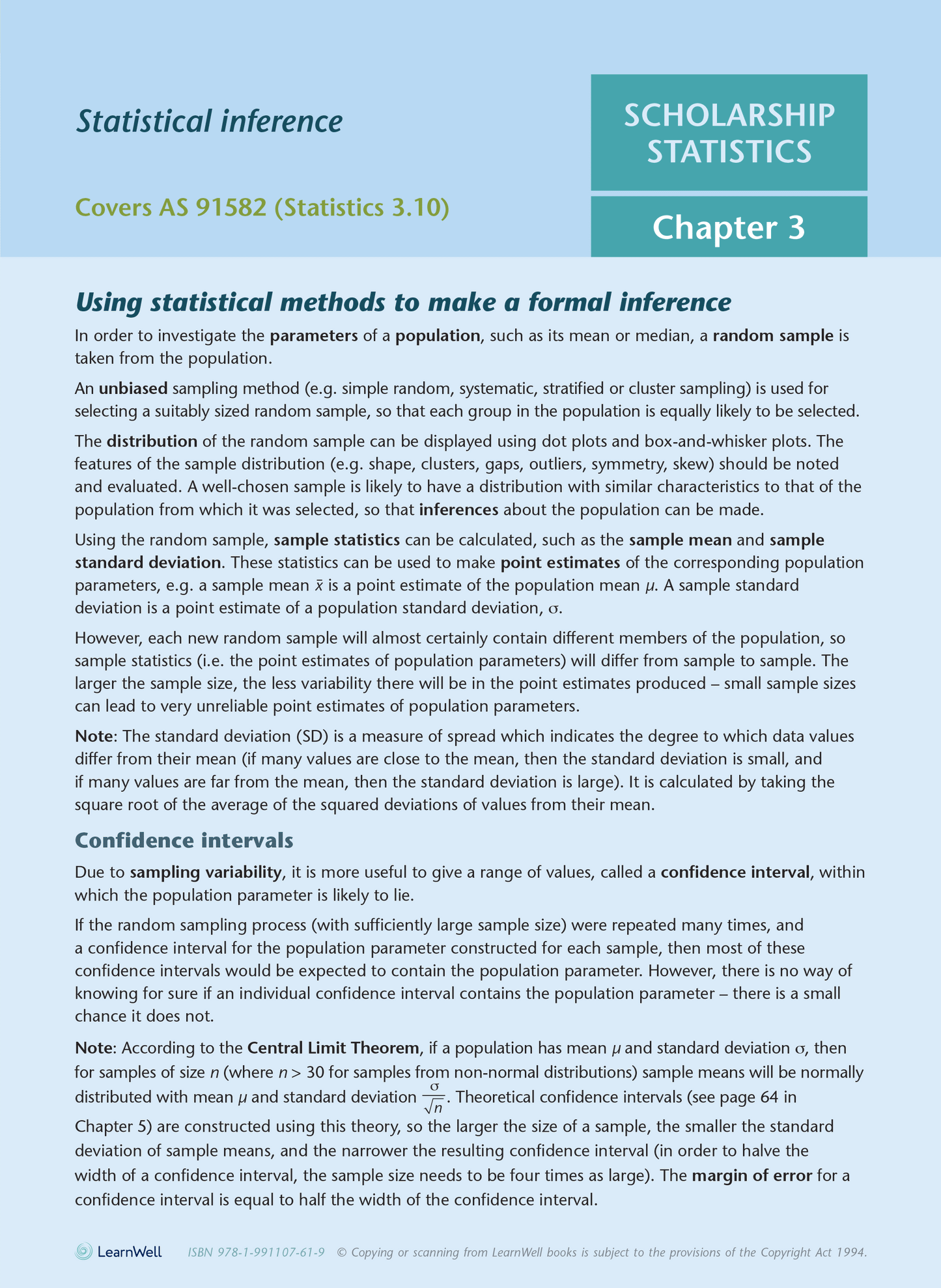 Scholarship Statistics AME Workbook