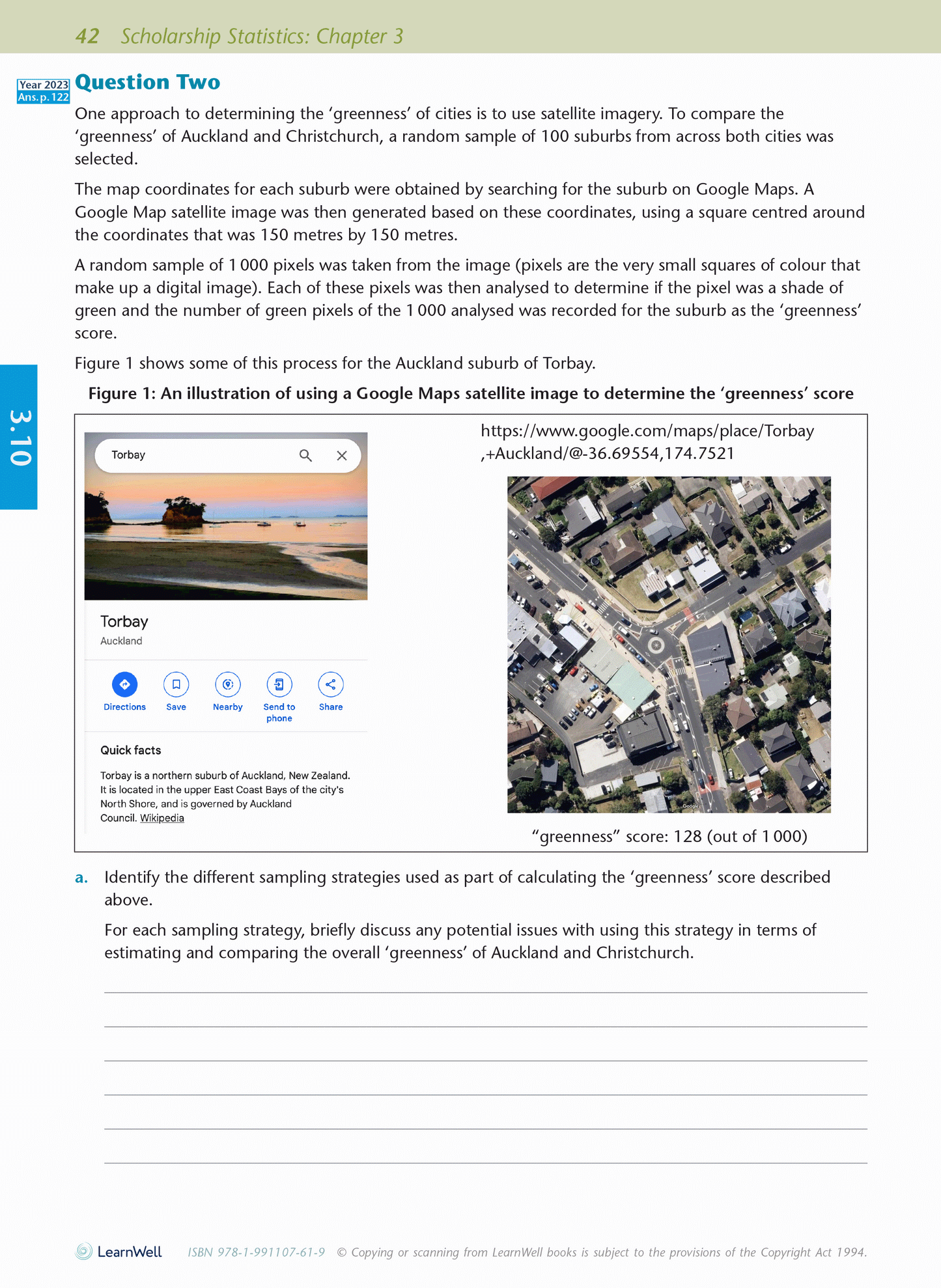 Scholarship Statistics AME Workbook