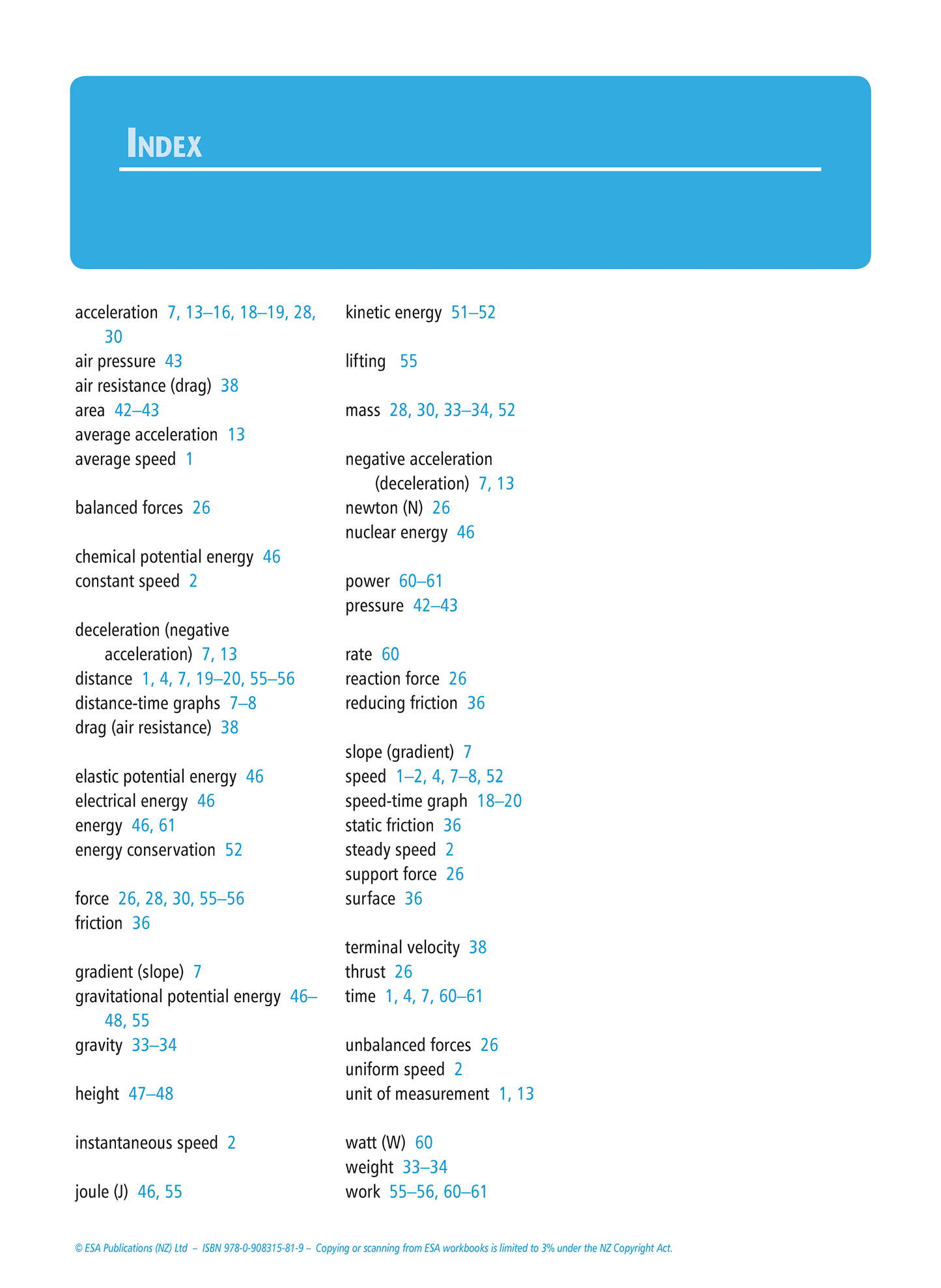 Level 1 Mechanics 1.1 Learning Workbook