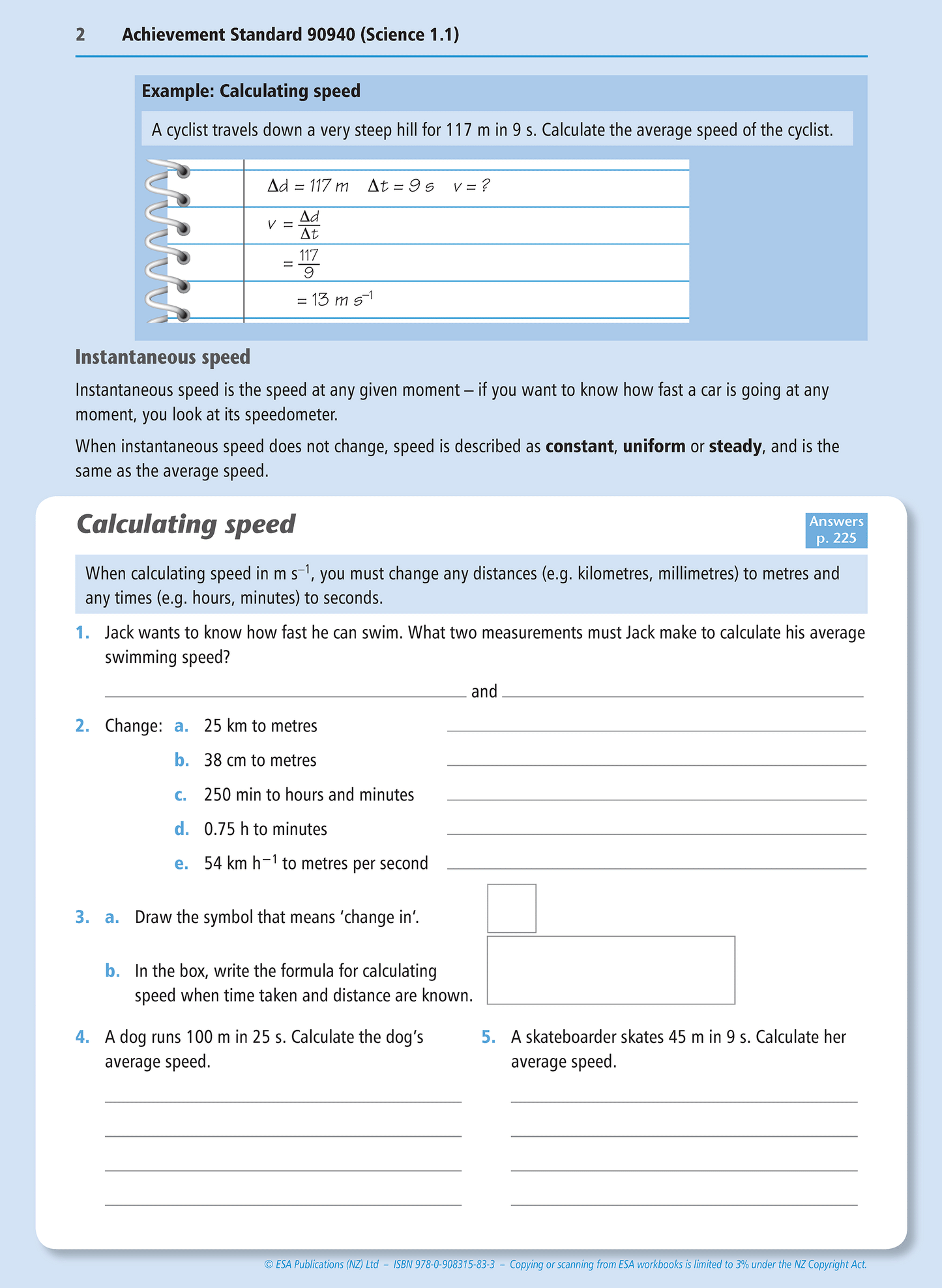 Level 1 Science Externals Learning Workbook - SPECIAL (damaged stock at $10 each)