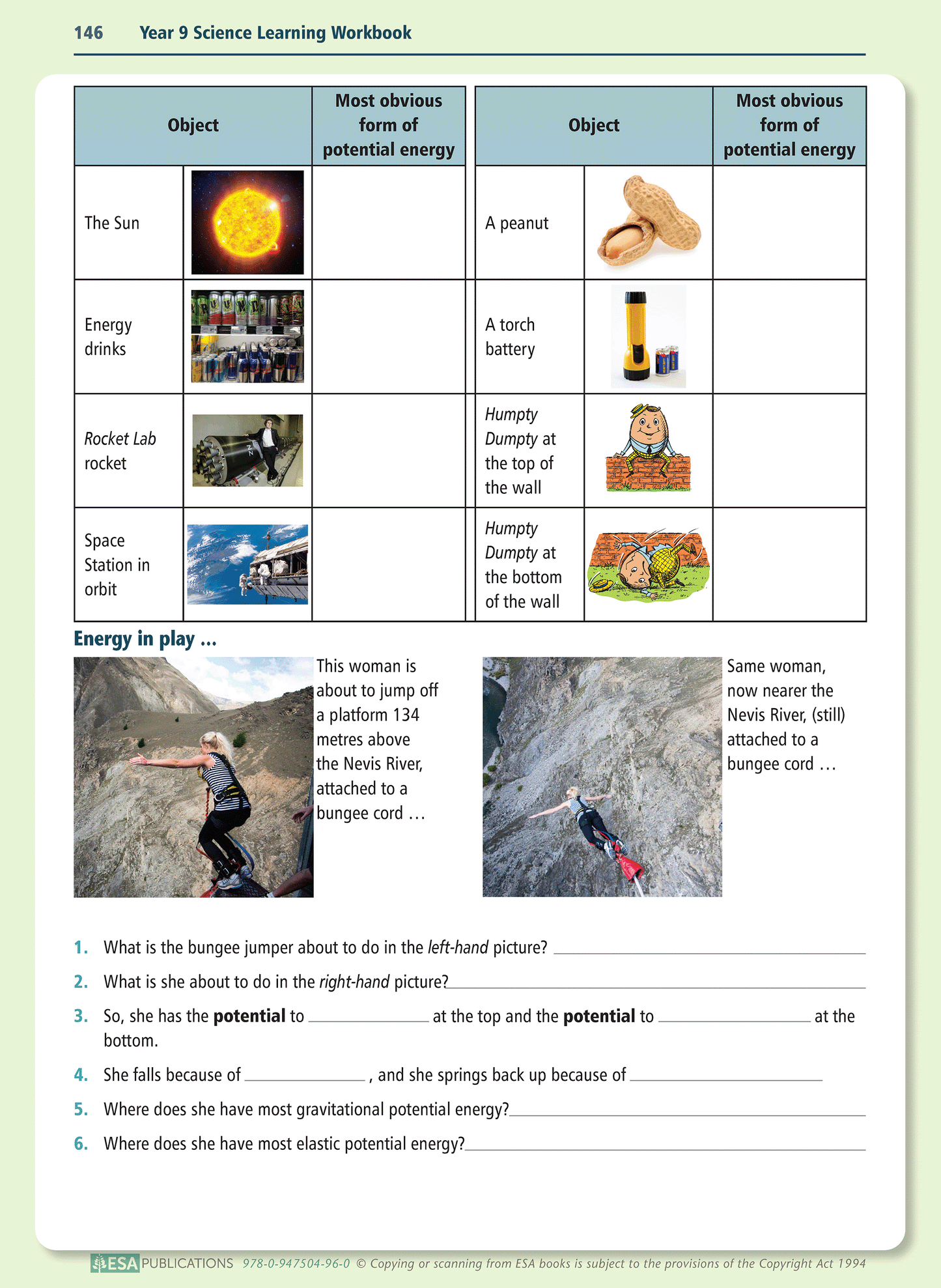 Year 9 Science Learning Workbook