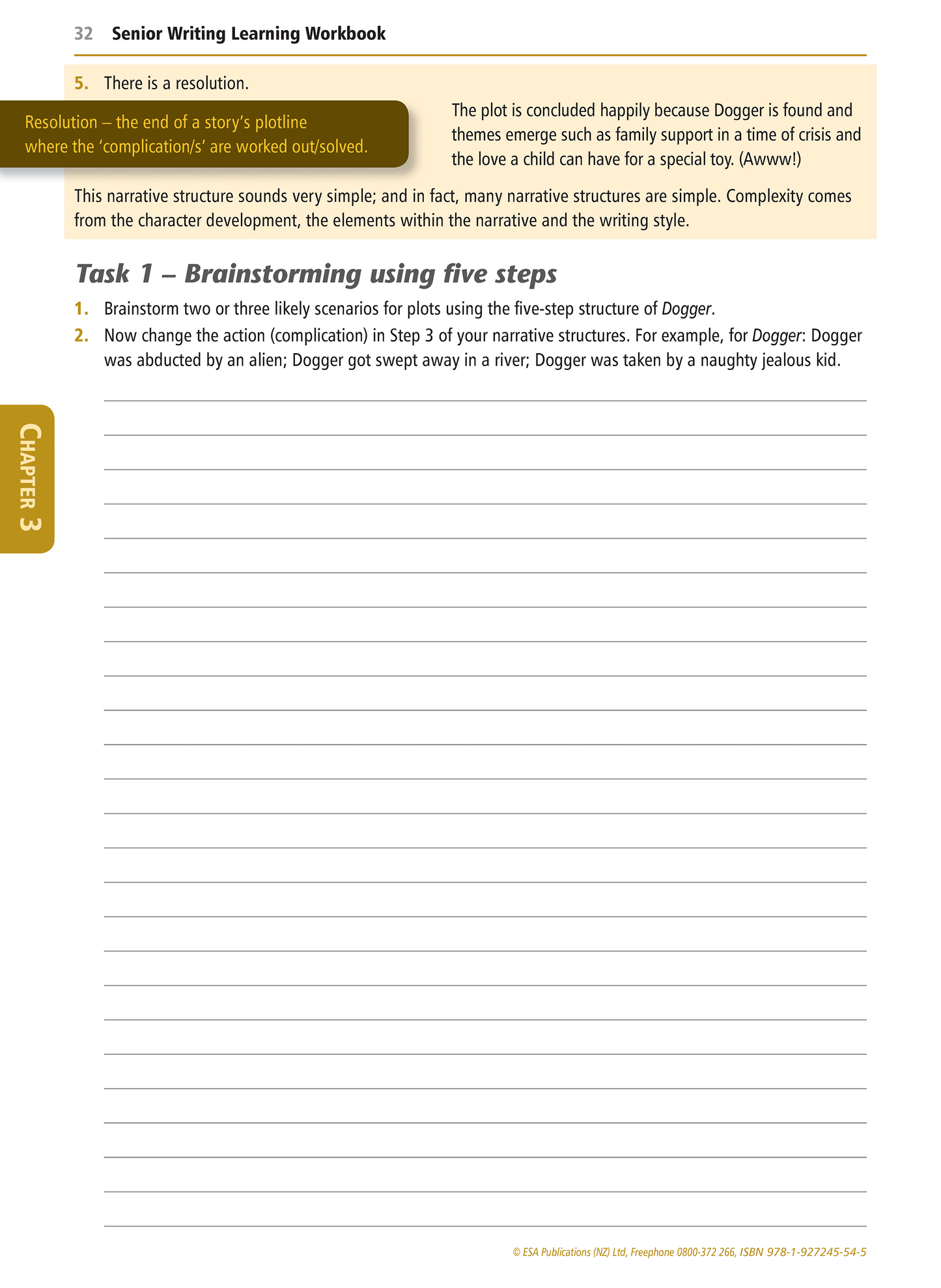 Senior Writing Learning Workbook