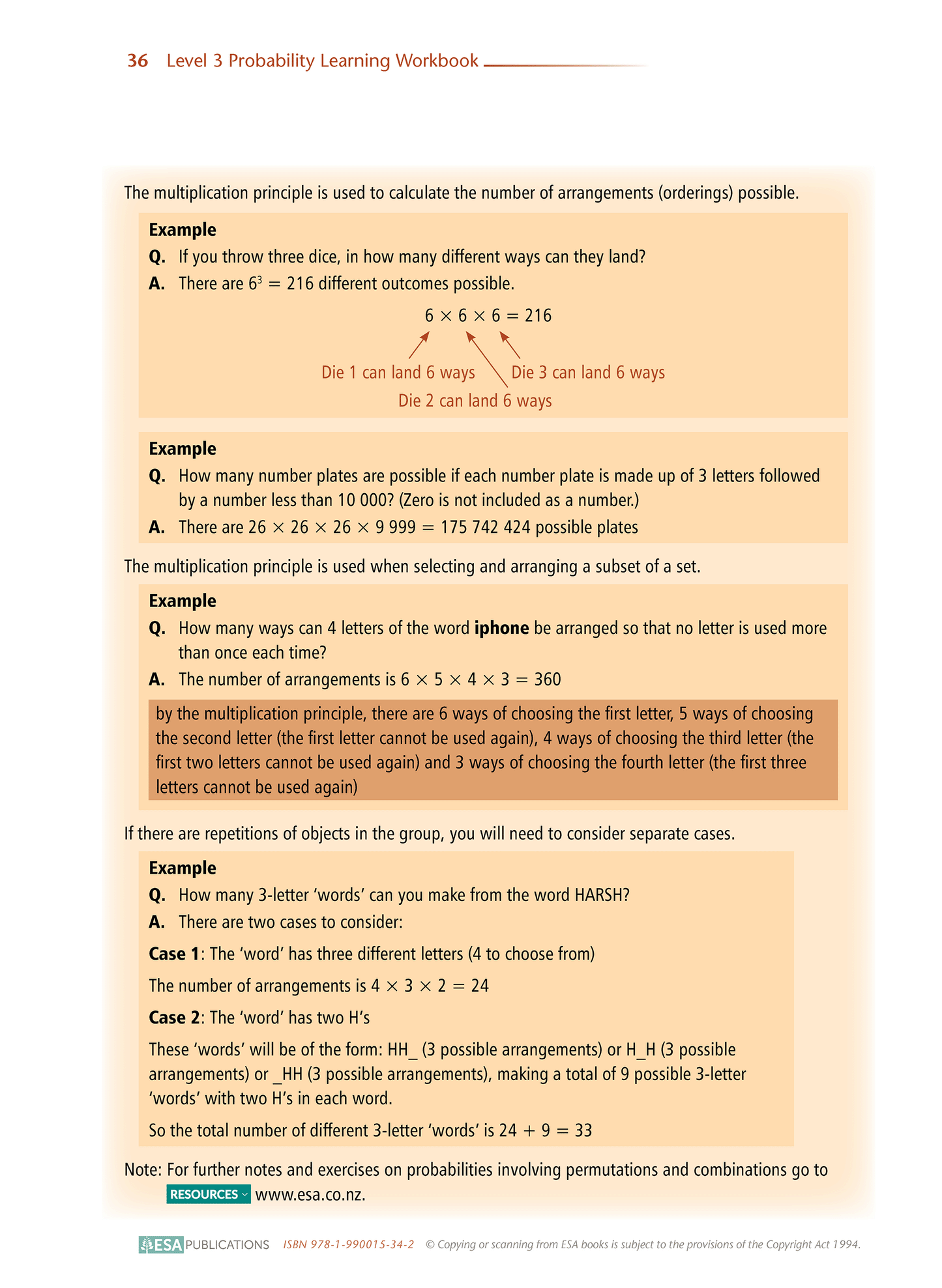 Level 3 Probability 3.13 Learning Workbook