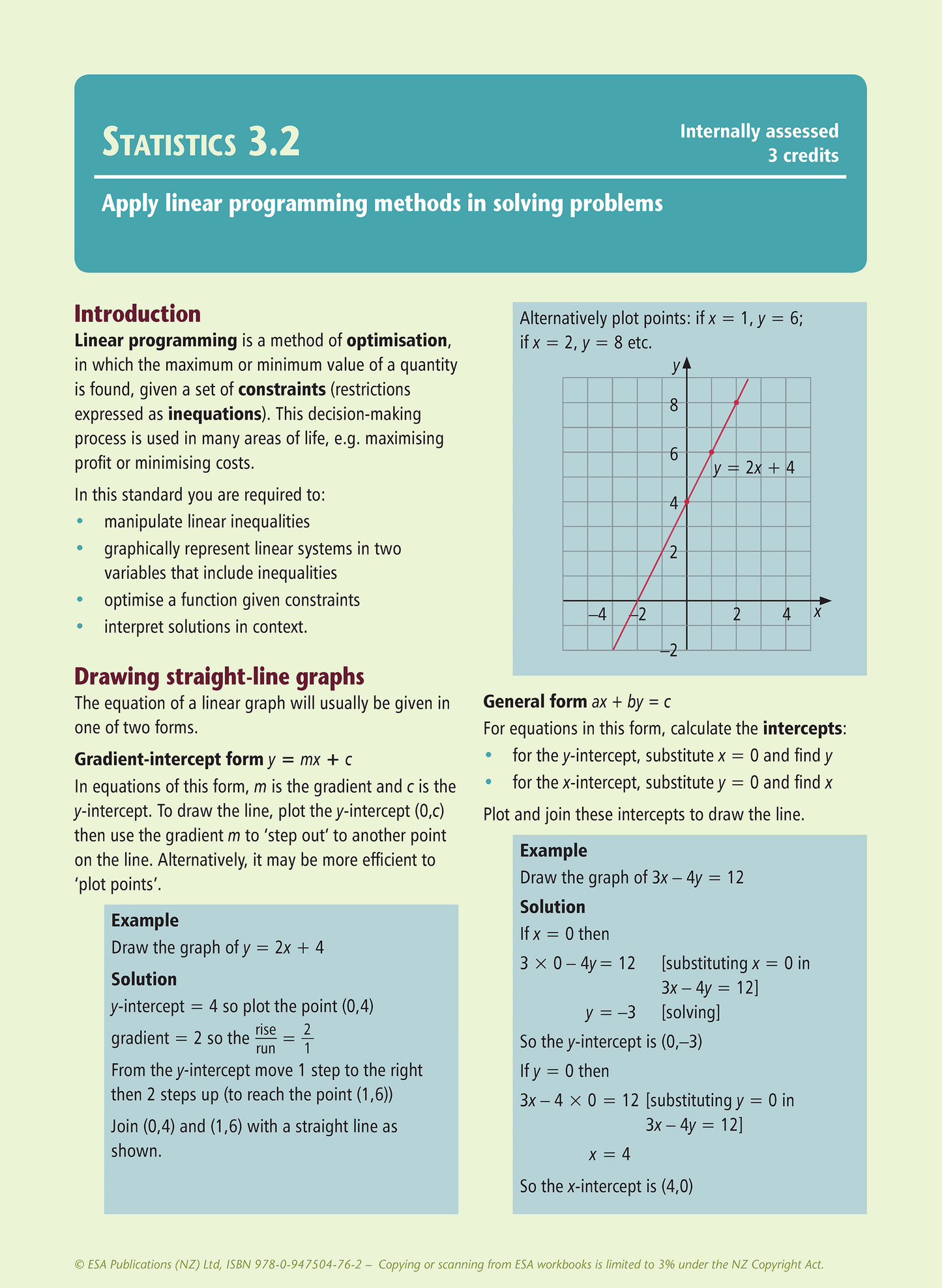 Level 3 Statistics Learning Workbook