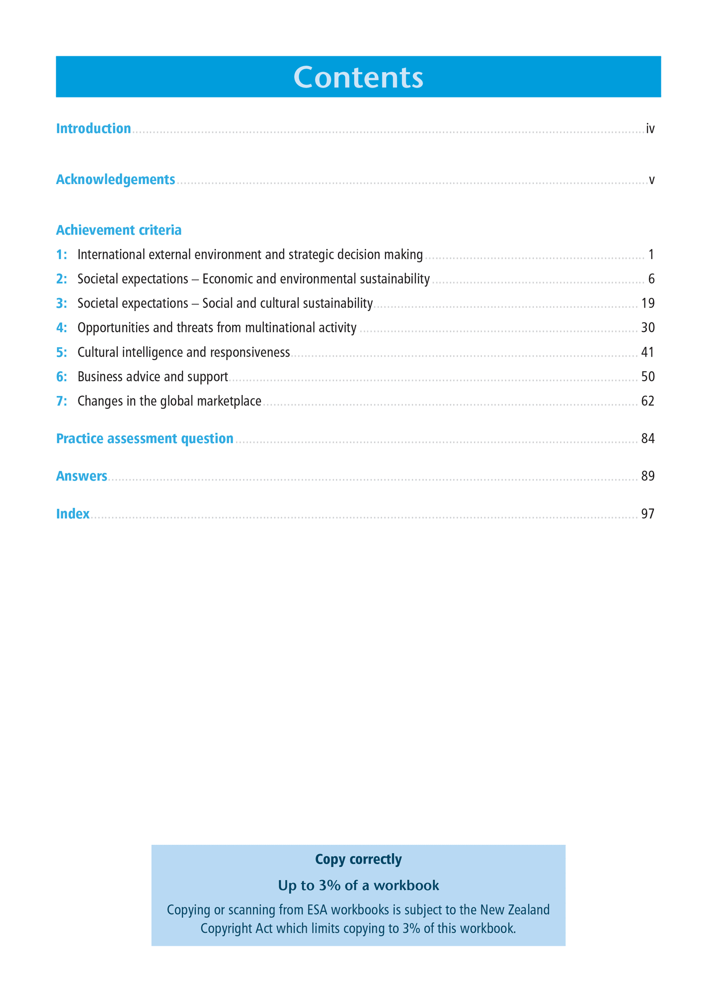 Level 3 Strategic Business Response 3.2 Learning Workbook