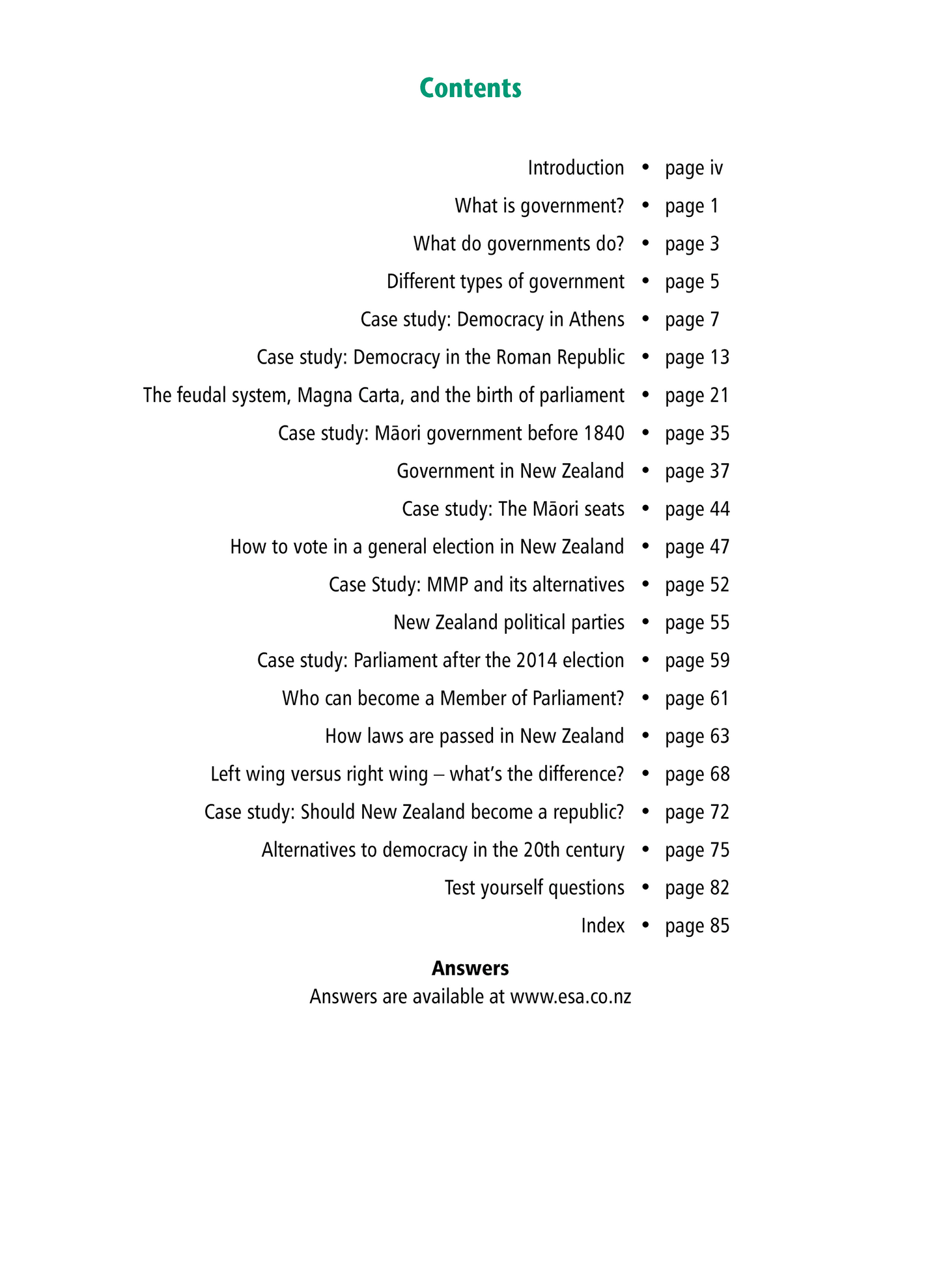 Level 5 Systems of Government Learning Workbook