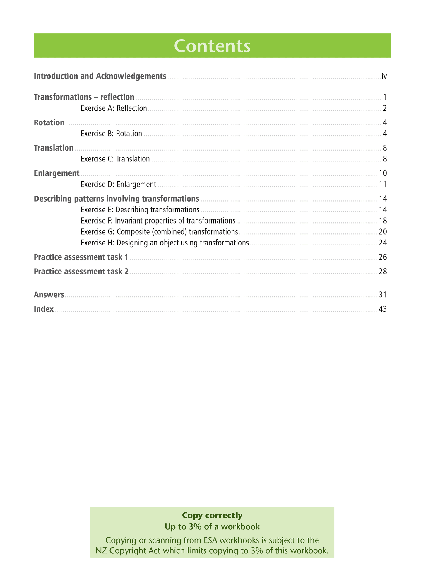 Level 1 Transformation Geometry 1.9 Learning Workbook