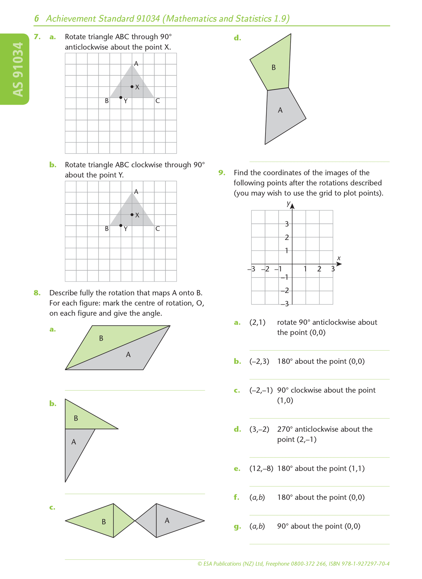 Level 1 Transformation Geometry 1.9 Learning Workbook