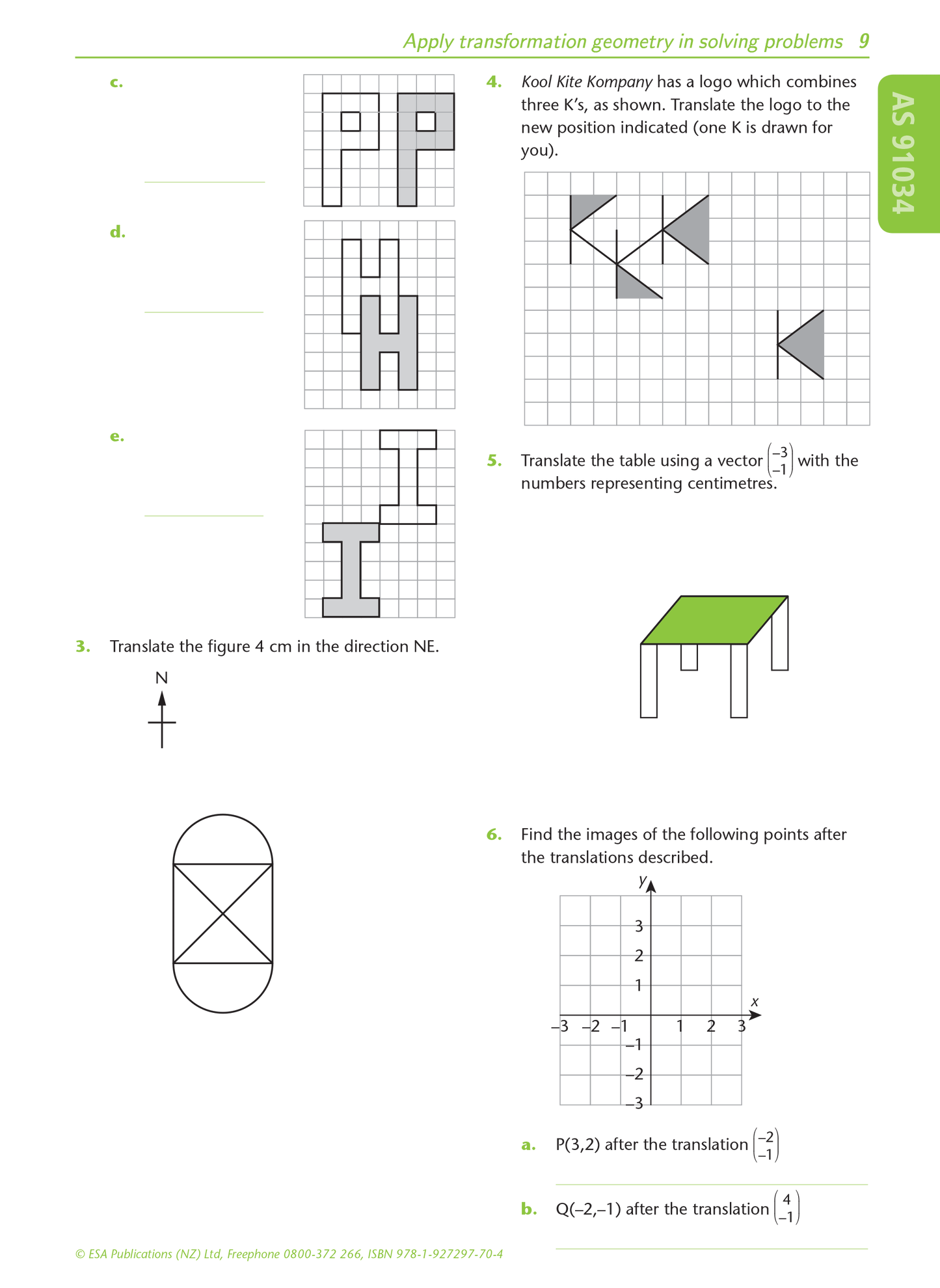 Level 1 Transformation Geometry 1.9 Learning Workbook