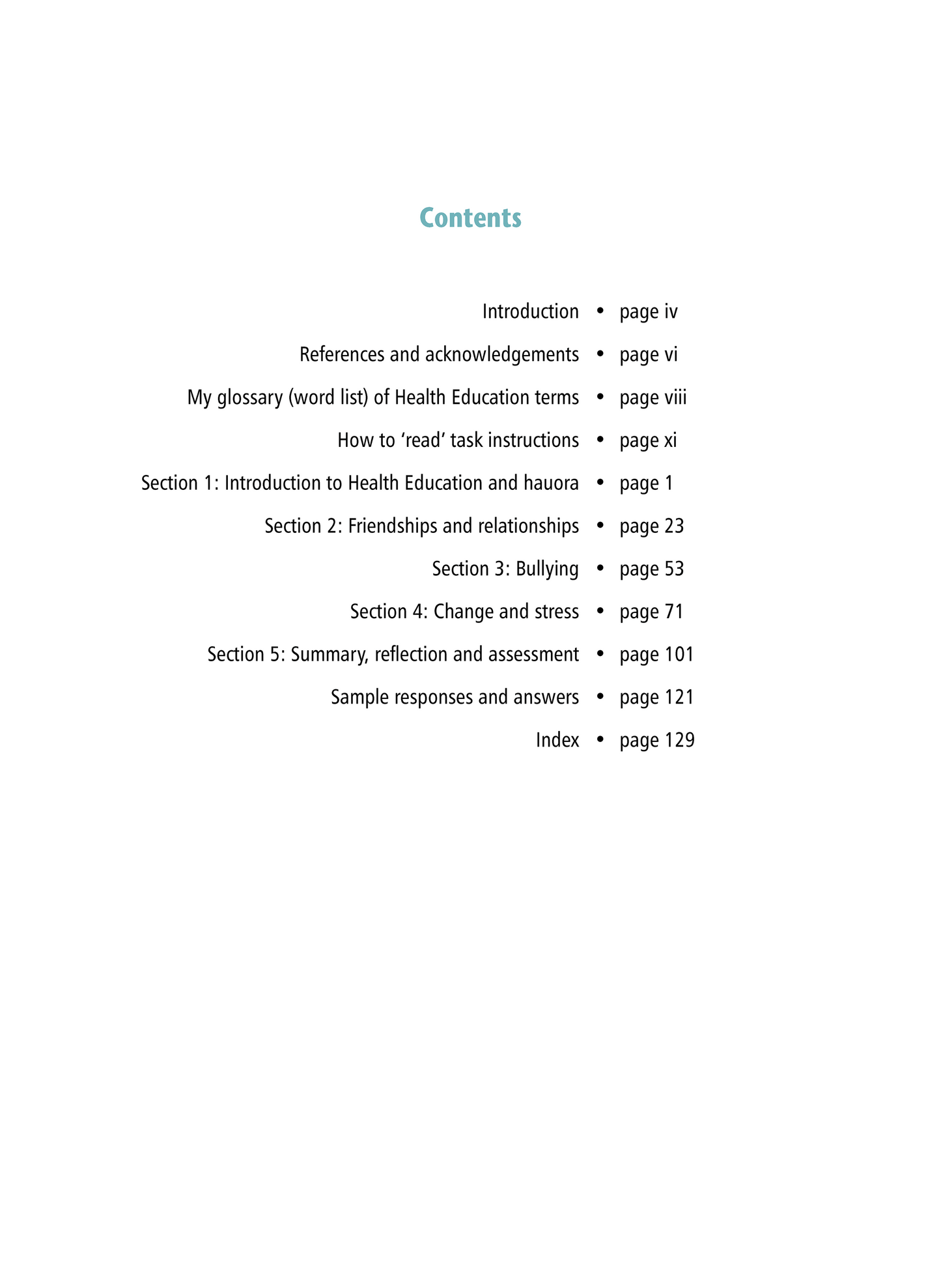 Level 5 Wellbeing and Relationships Learning Workbook