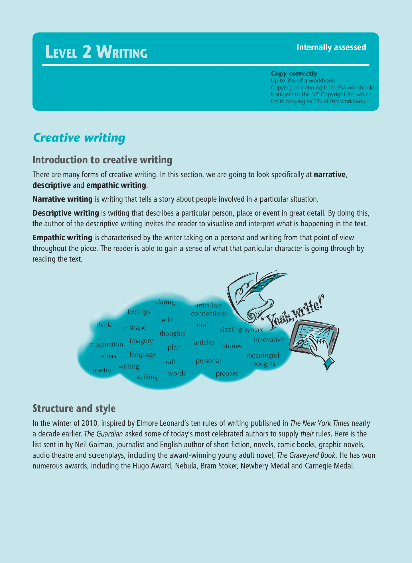 Level 2 Writing 2.4 Learning Workbook