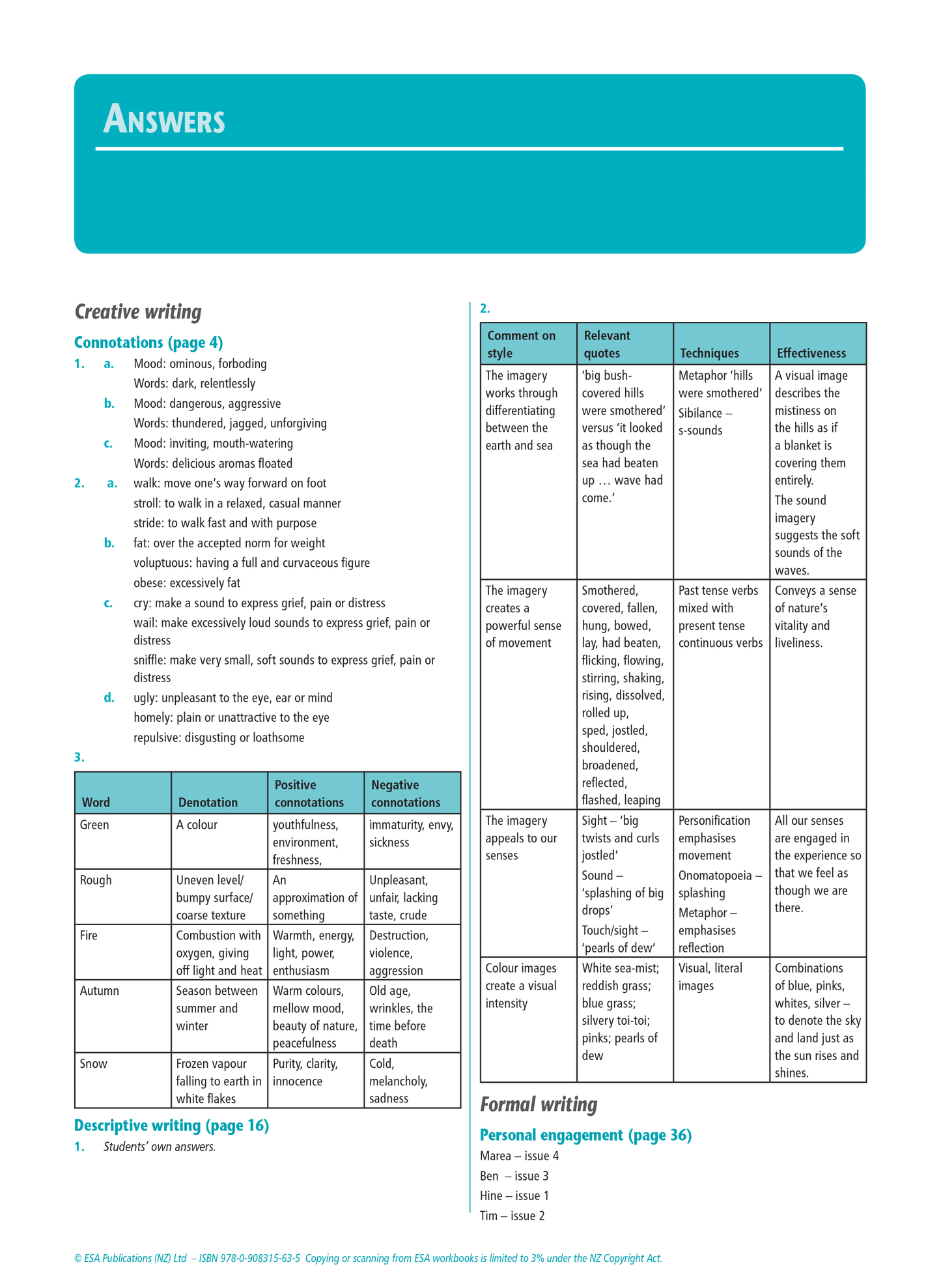 Level 2 Writing 2.4 Learning Workbook