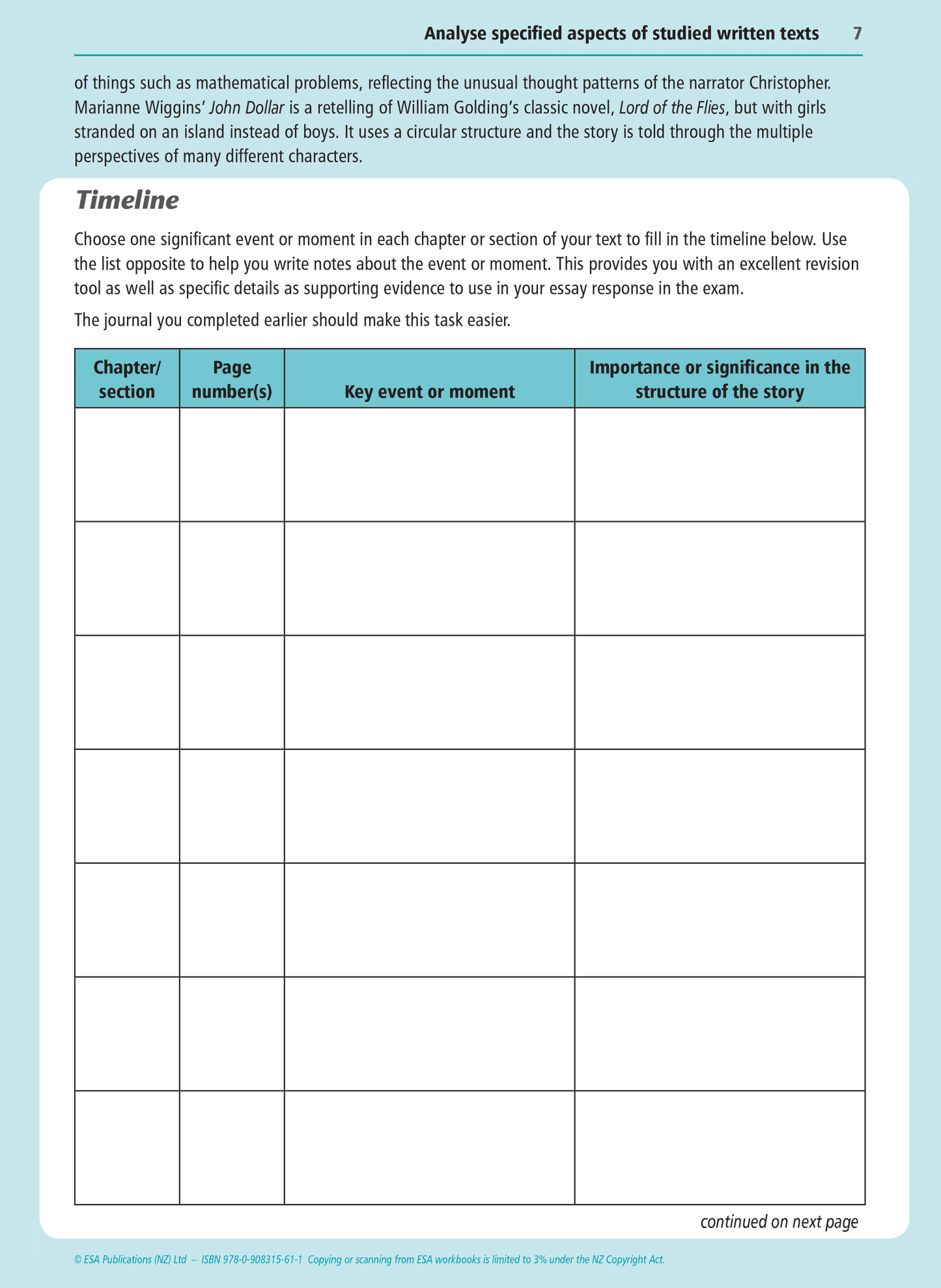 Level 2 Written Texts 2.1 Learning Workbook