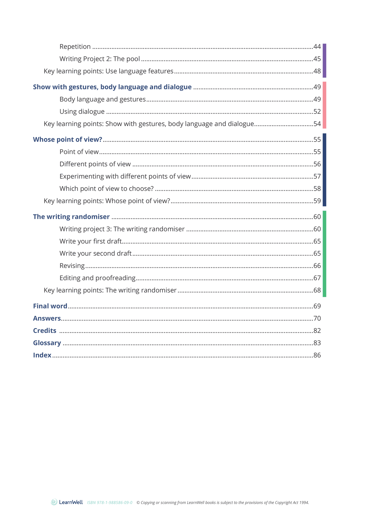 Year 10 Creative Writing Skills Learning Guide