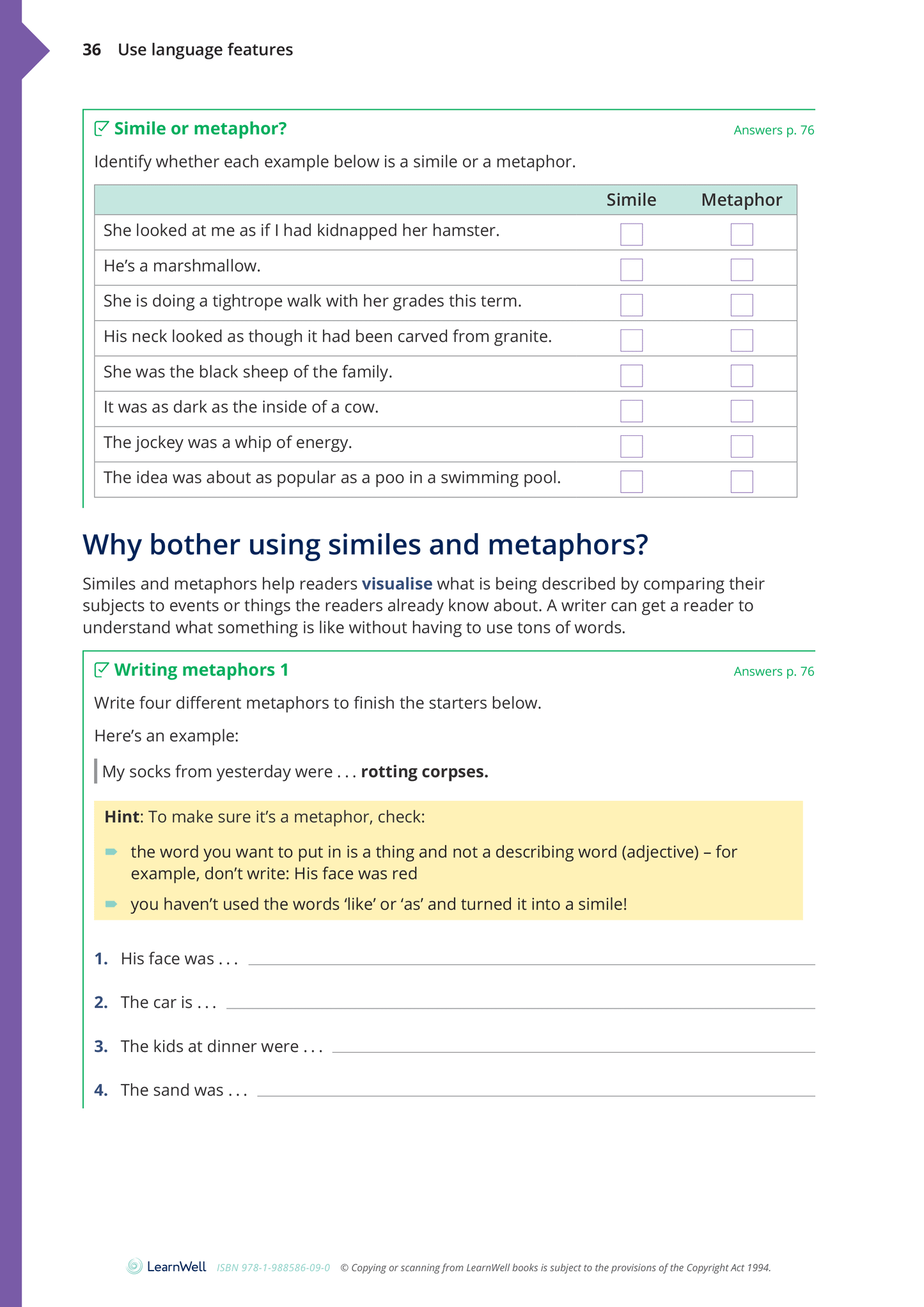 Year 10 Creative Writing Skills Learning Guide
