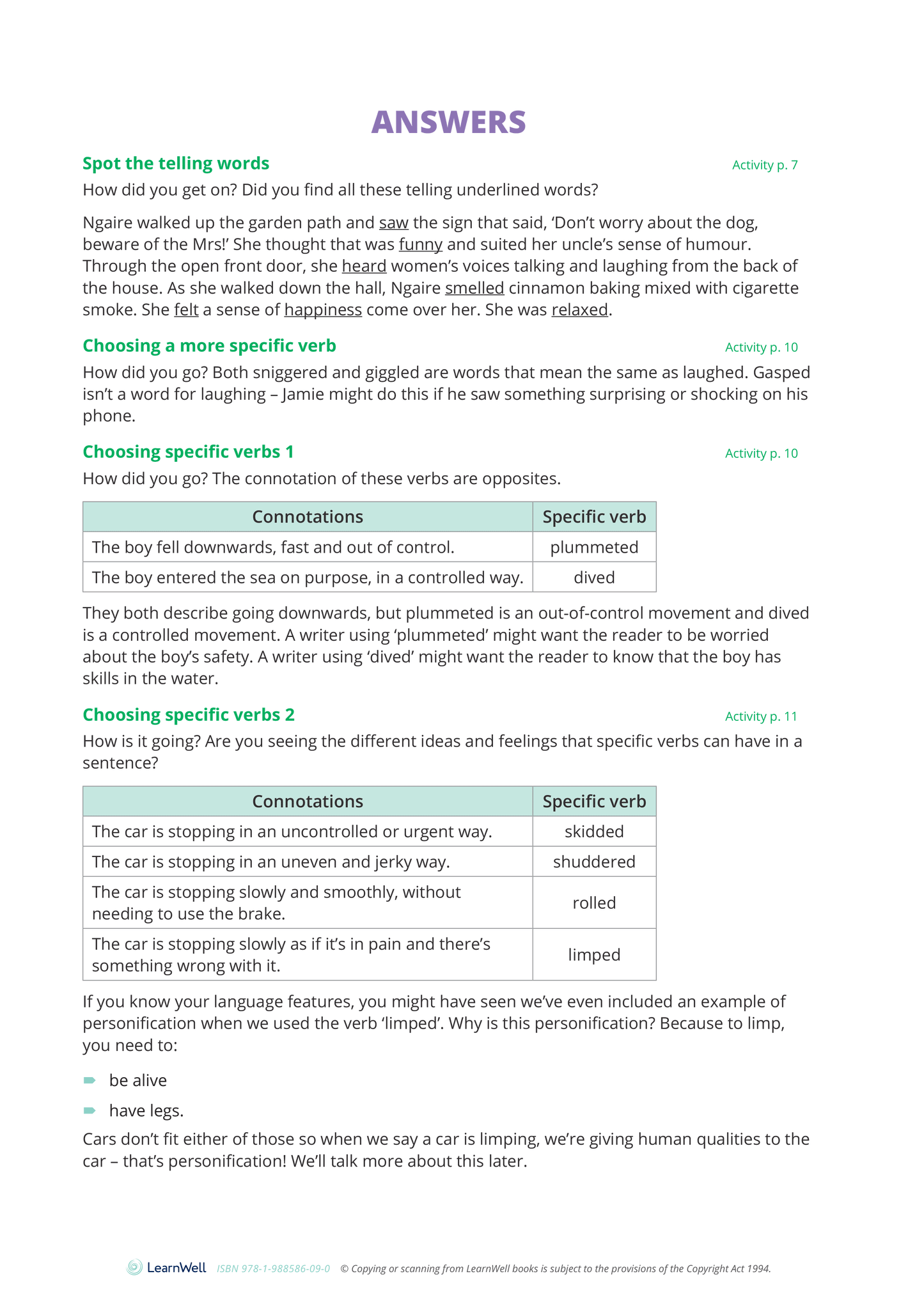 Year 10 Creative Writing Skills Learning Guide