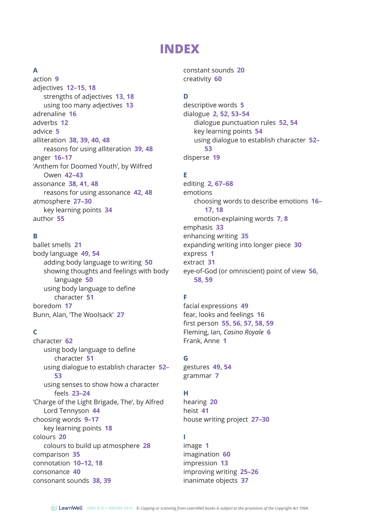 Year 10 Creative Writing Skills Learning Guide