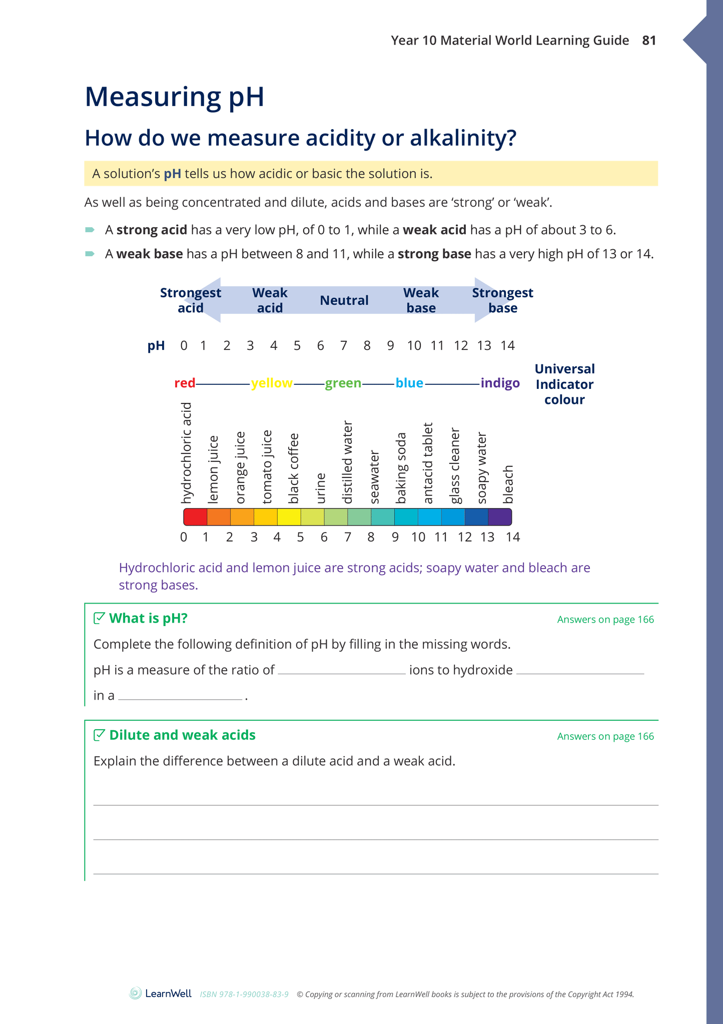 Year 10 Material World Learning Guide